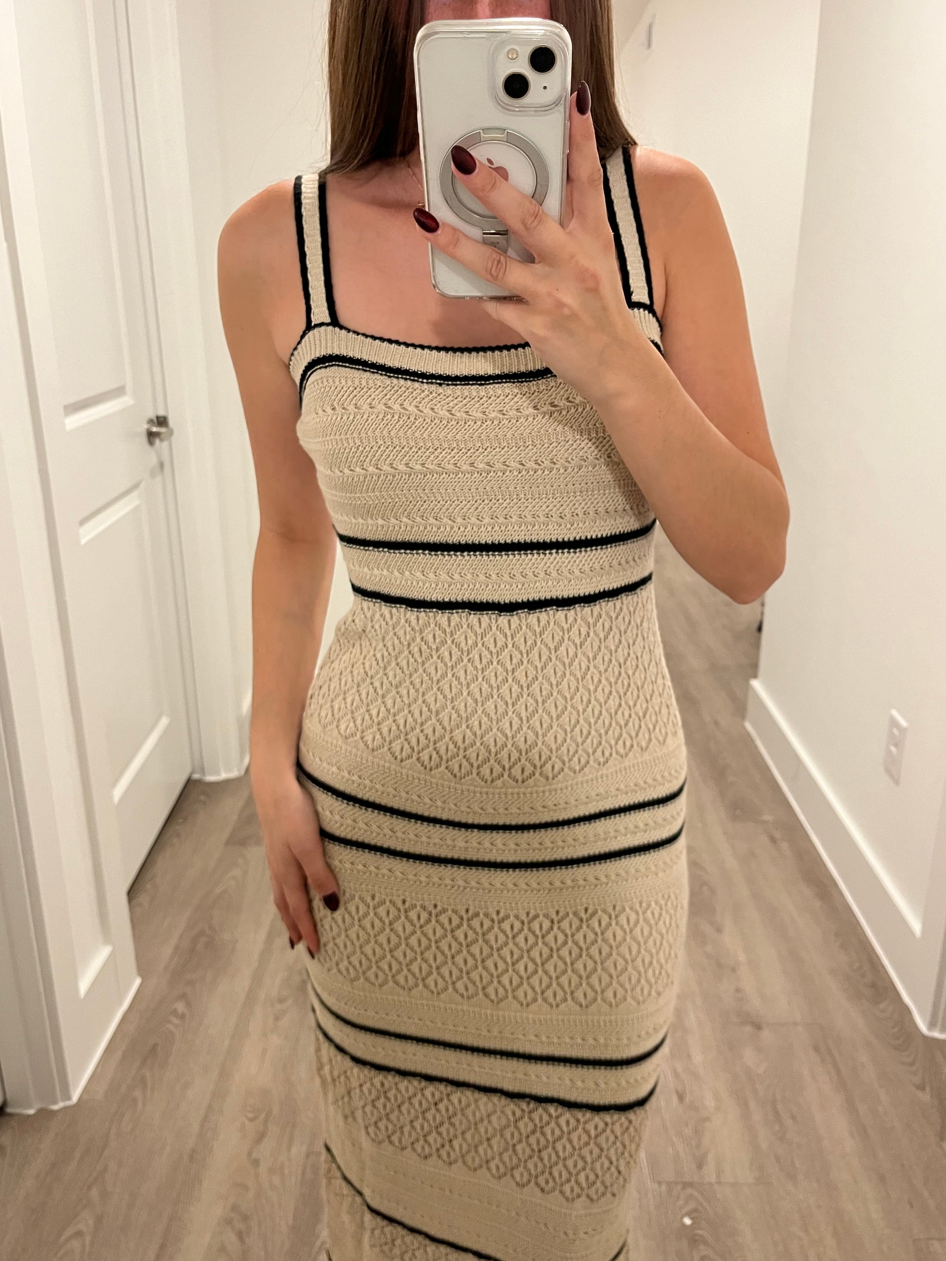 Lined Crochet Midi Dress Chasing Bliss Boutique Lined Crochet Midi Dress Chasing Bliss Boutique