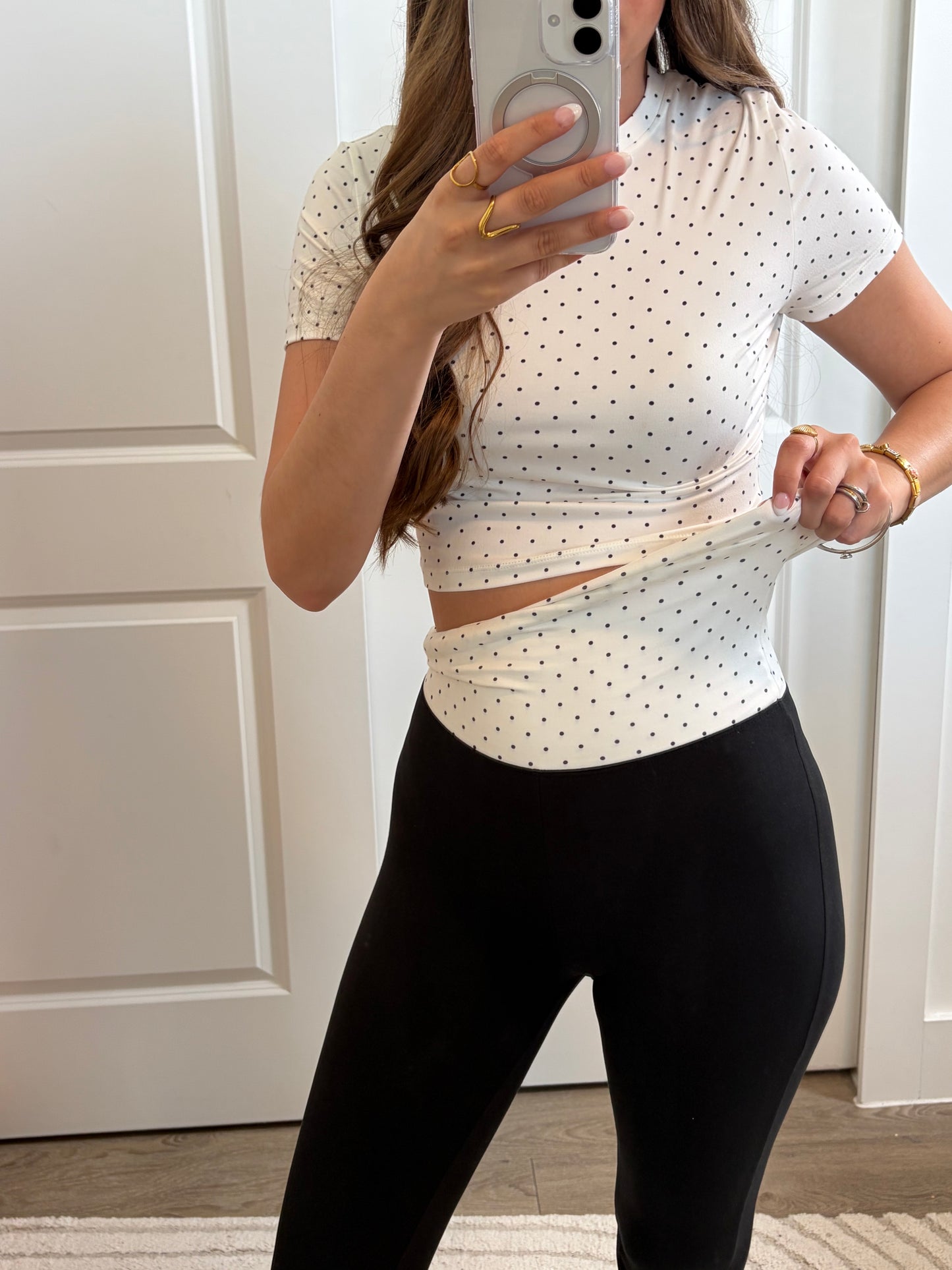 Classic Dot Darling - Flare Legging Brushed Set