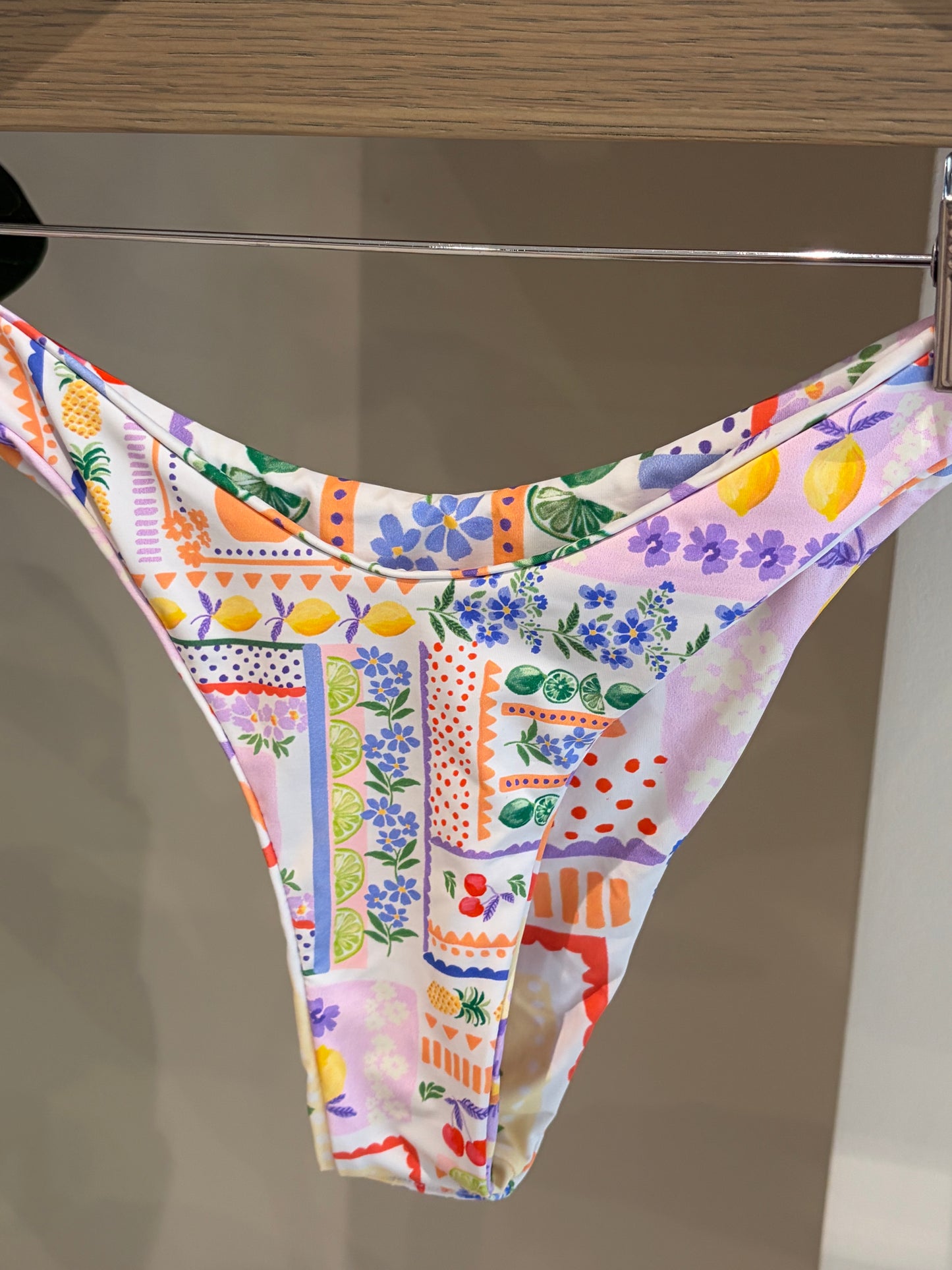 Cherry Beaded Reversible Bikini