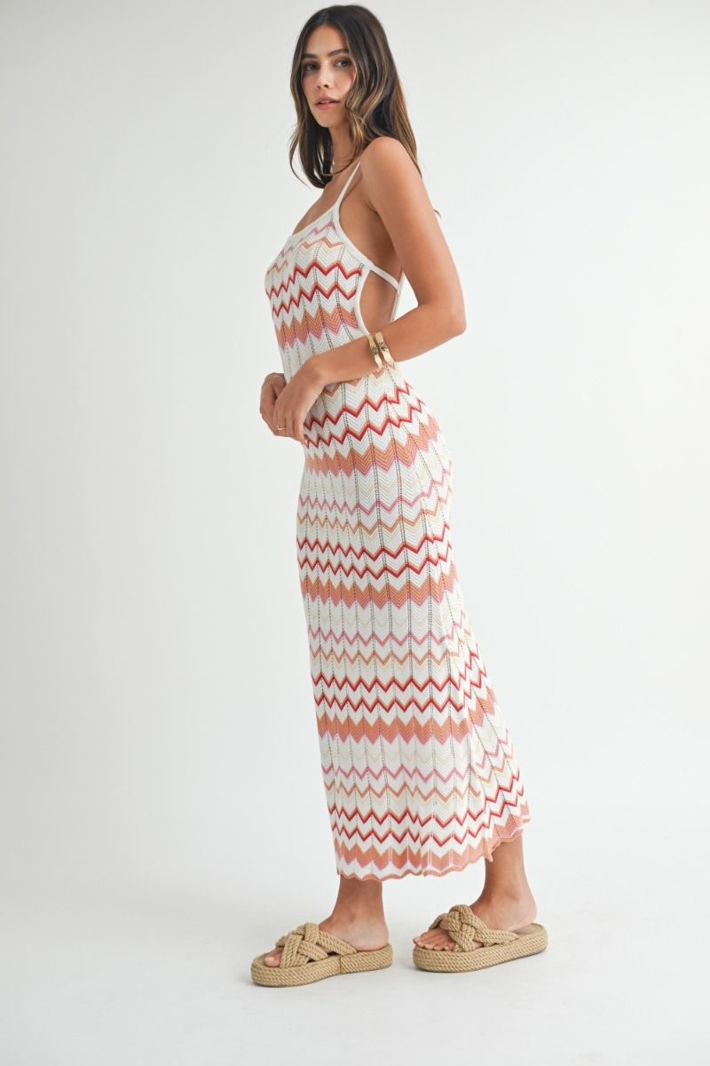 Caribbean Crochet Maxi Dress