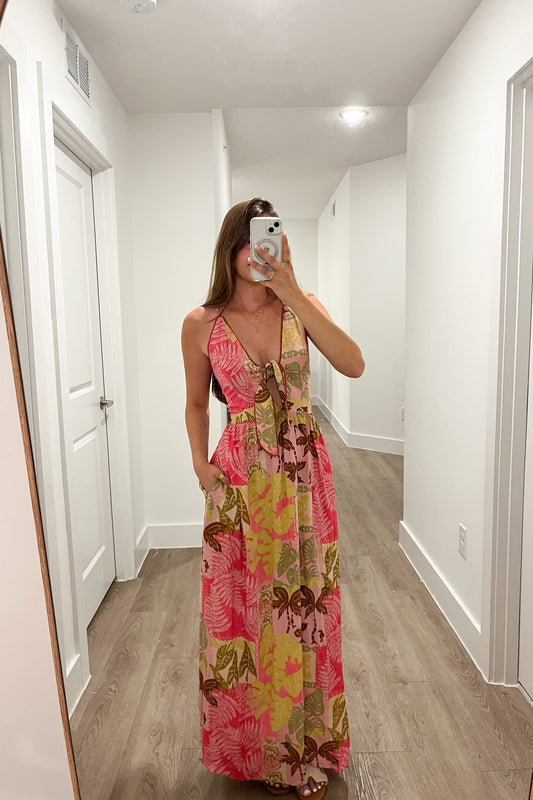 Sunset Palms Maxi Dress