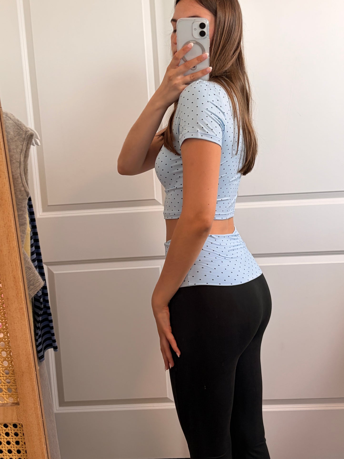 Blue Dot Darling - Flare Legging Brushed Set