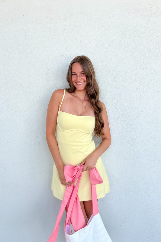 Lemon Active Romper Dress