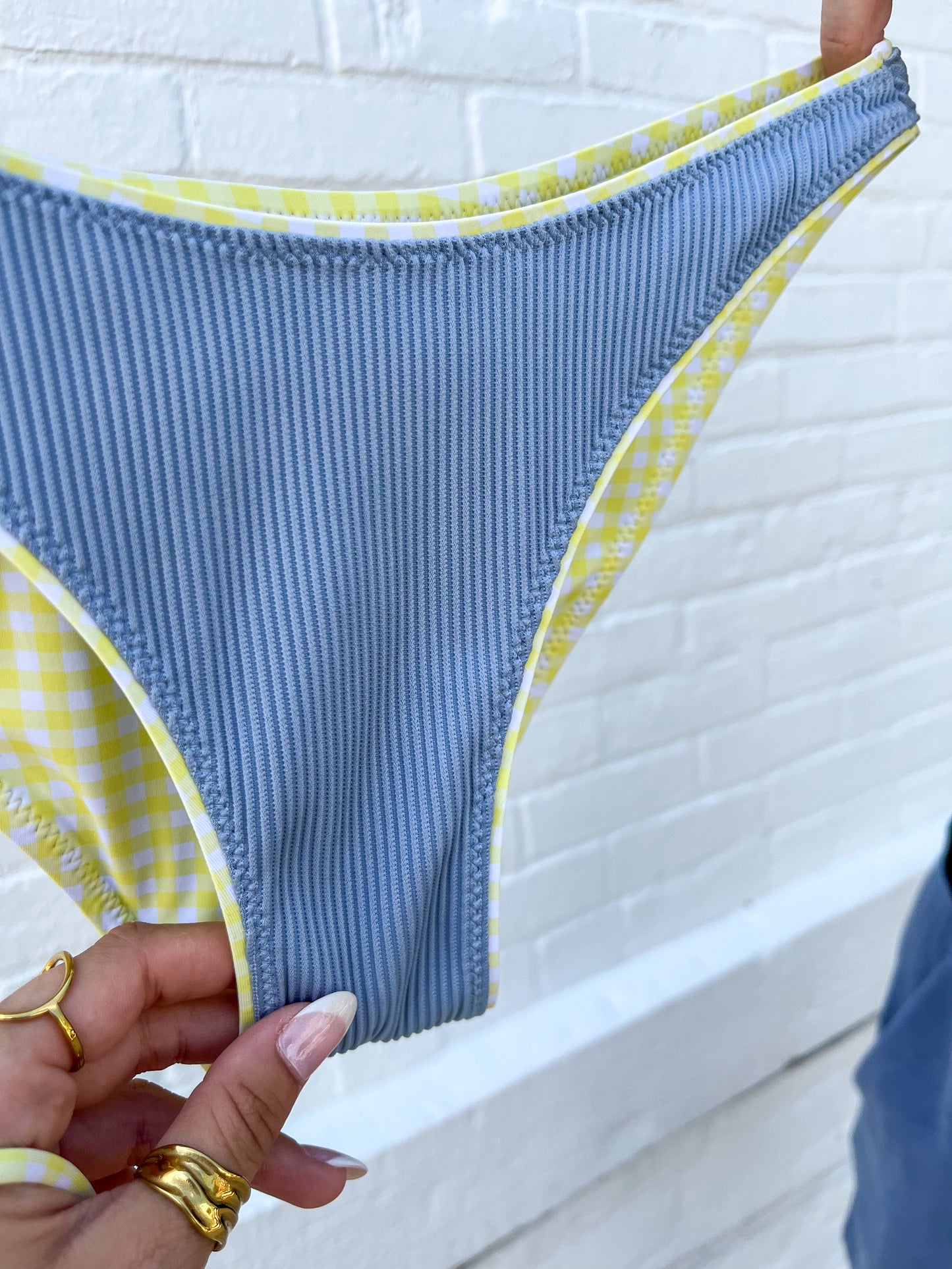 Blueberry Lemonade Reversible Bikini Set