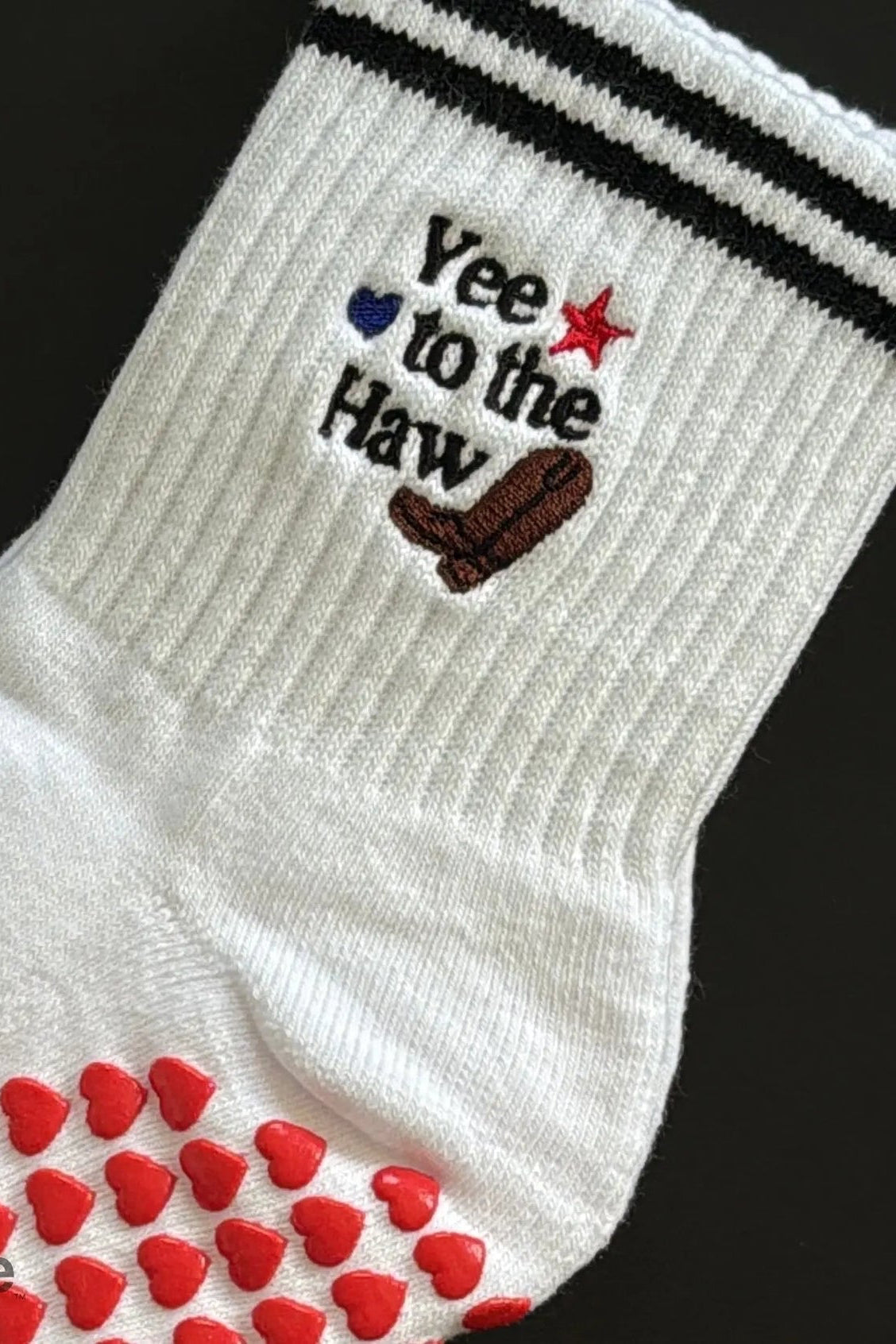 Yee To The Haw Grip Sock