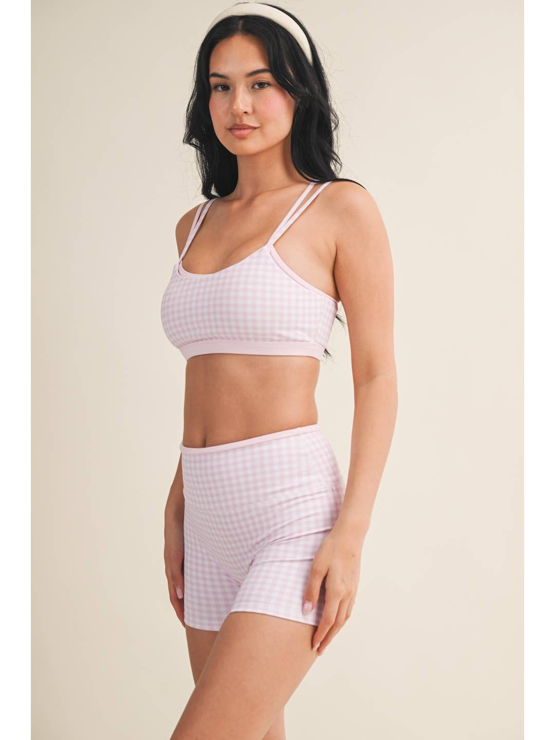Light Pink Gingham Set