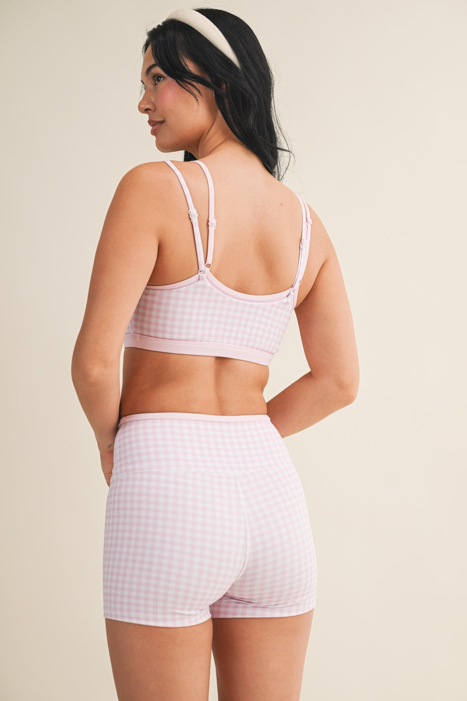 Light Pink Gingham Set