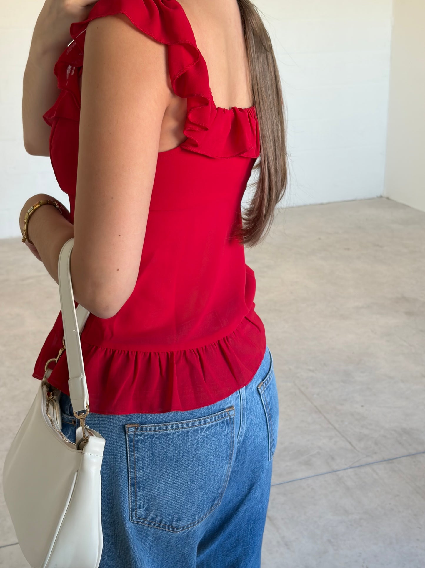 Love You More Ruffle Top