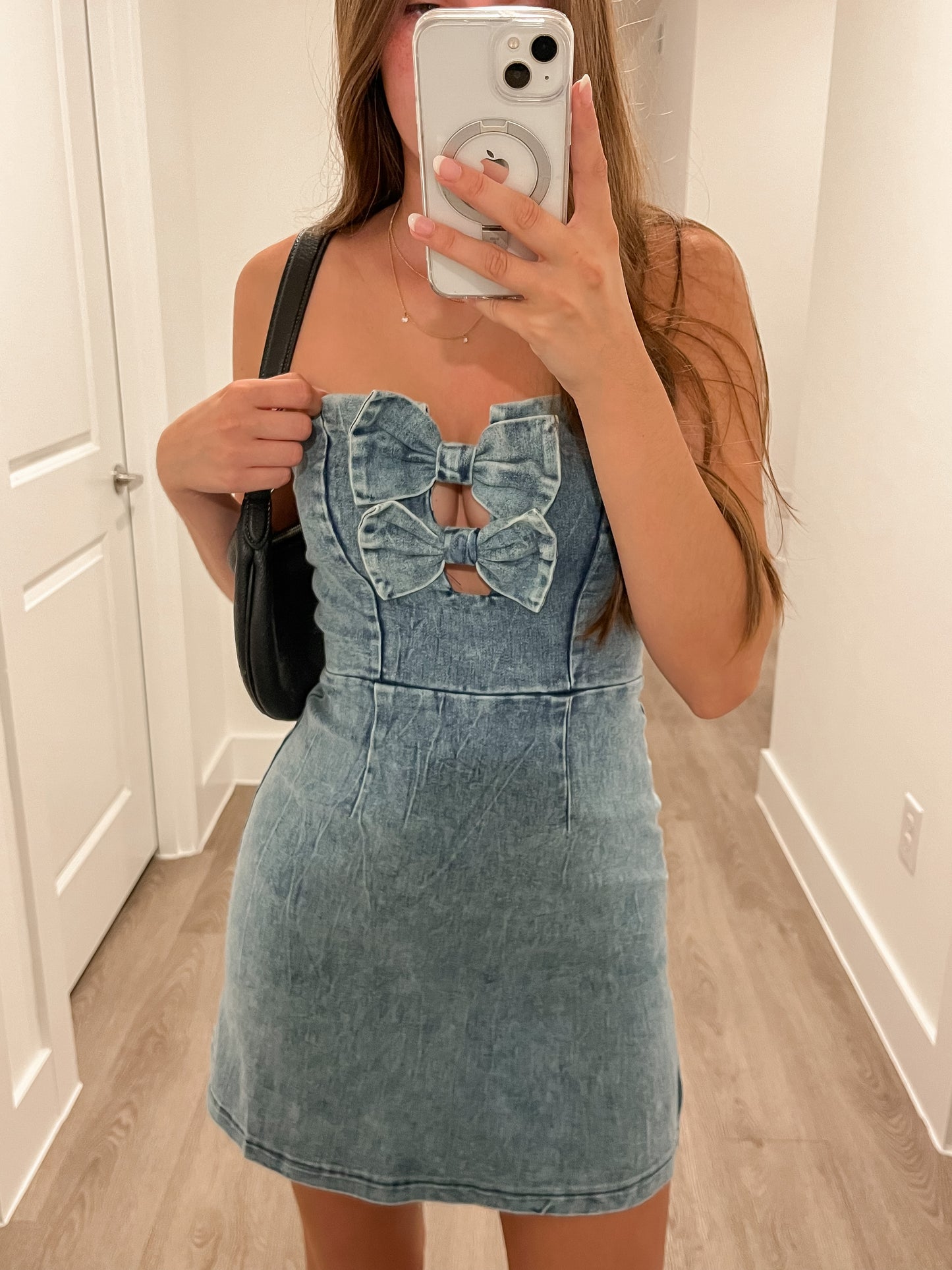 Denim Darling Bow Dress