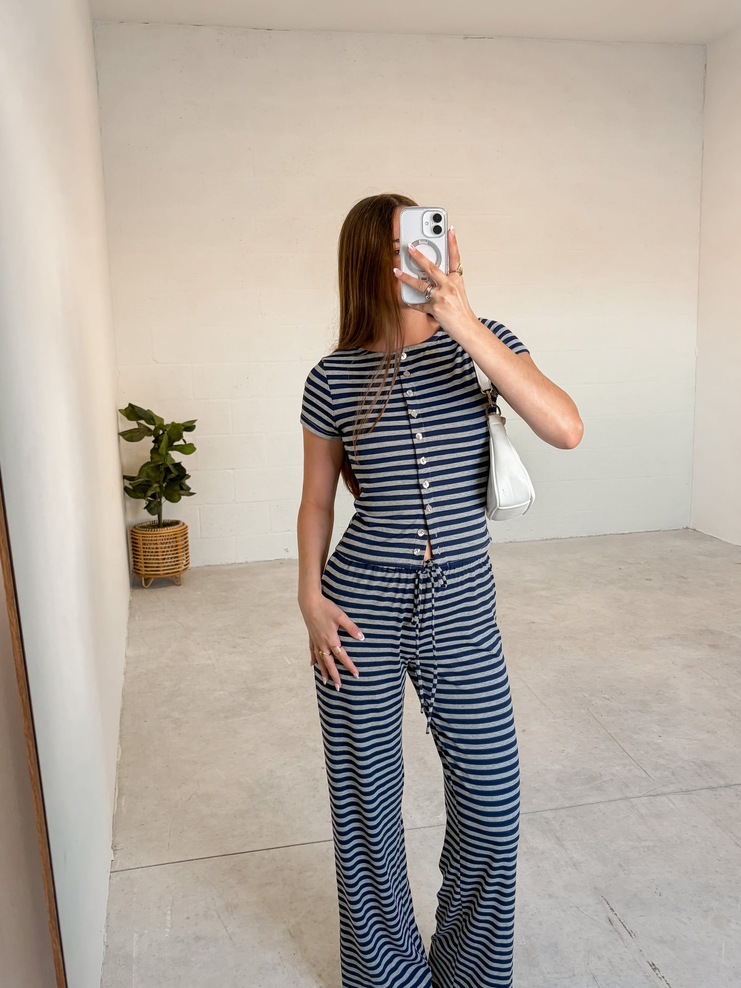 Navy Harbor Stripe Set