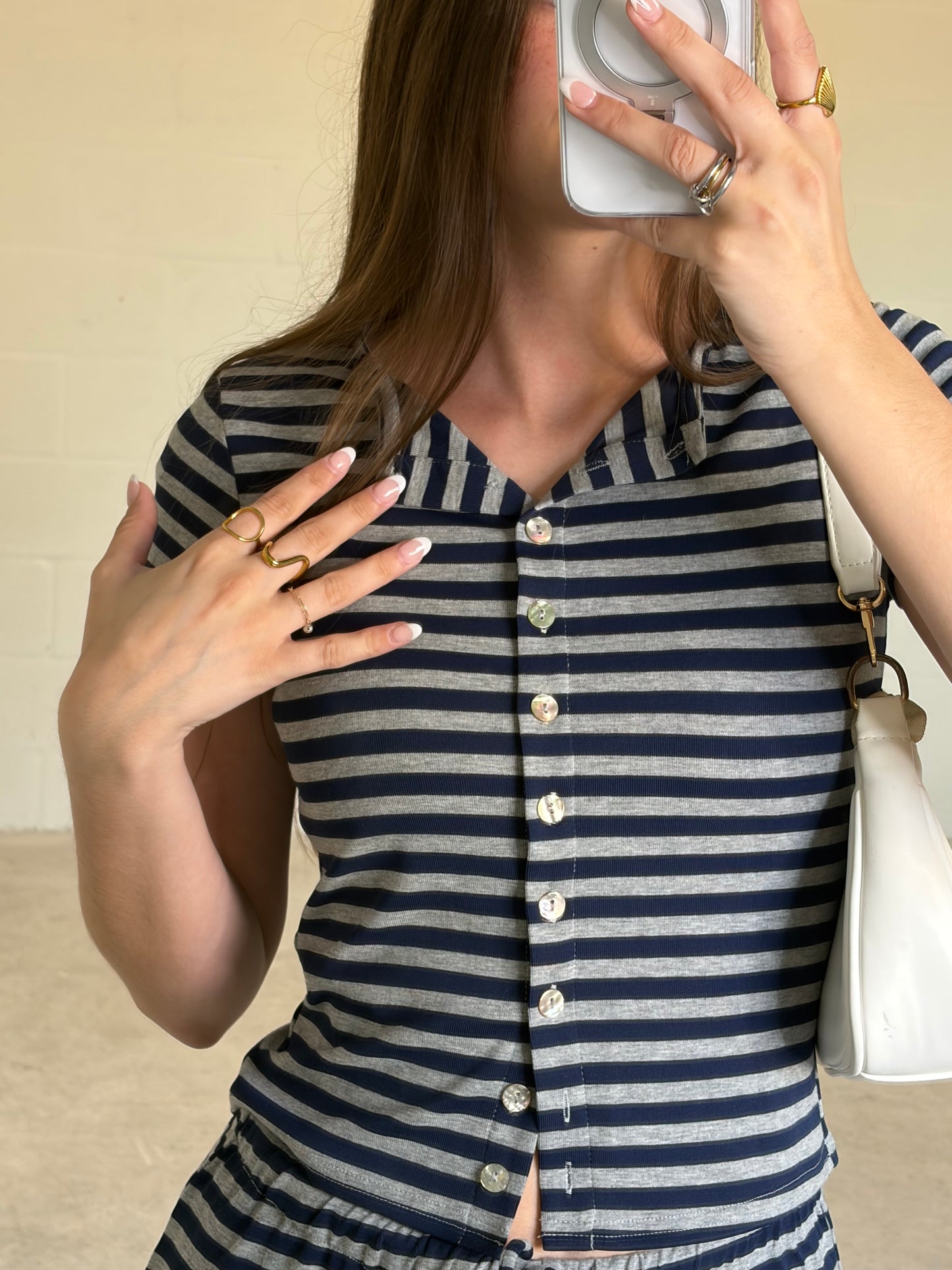 Navy Harbor Stripe Set