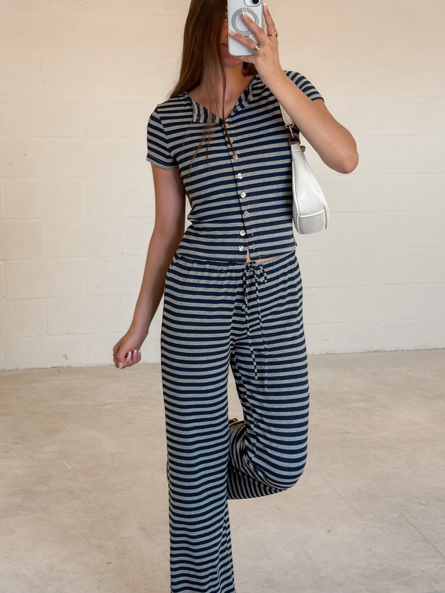 Navy Harbor Stripe Set
