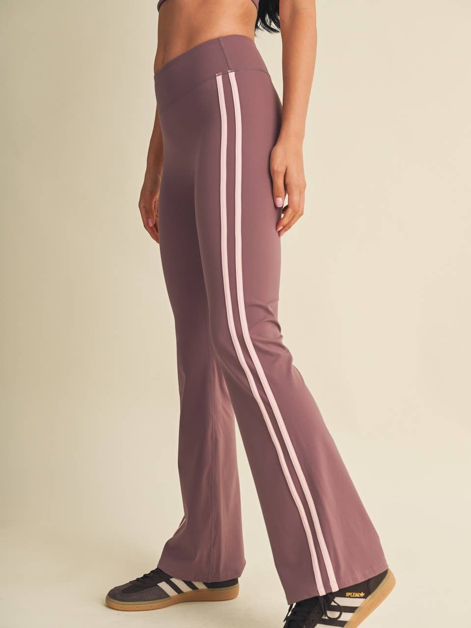 *PREORDER 10/30* Mauve/Pink Active Flare Pant Set