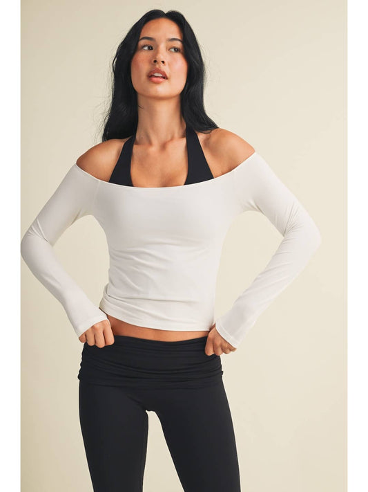 White layering top