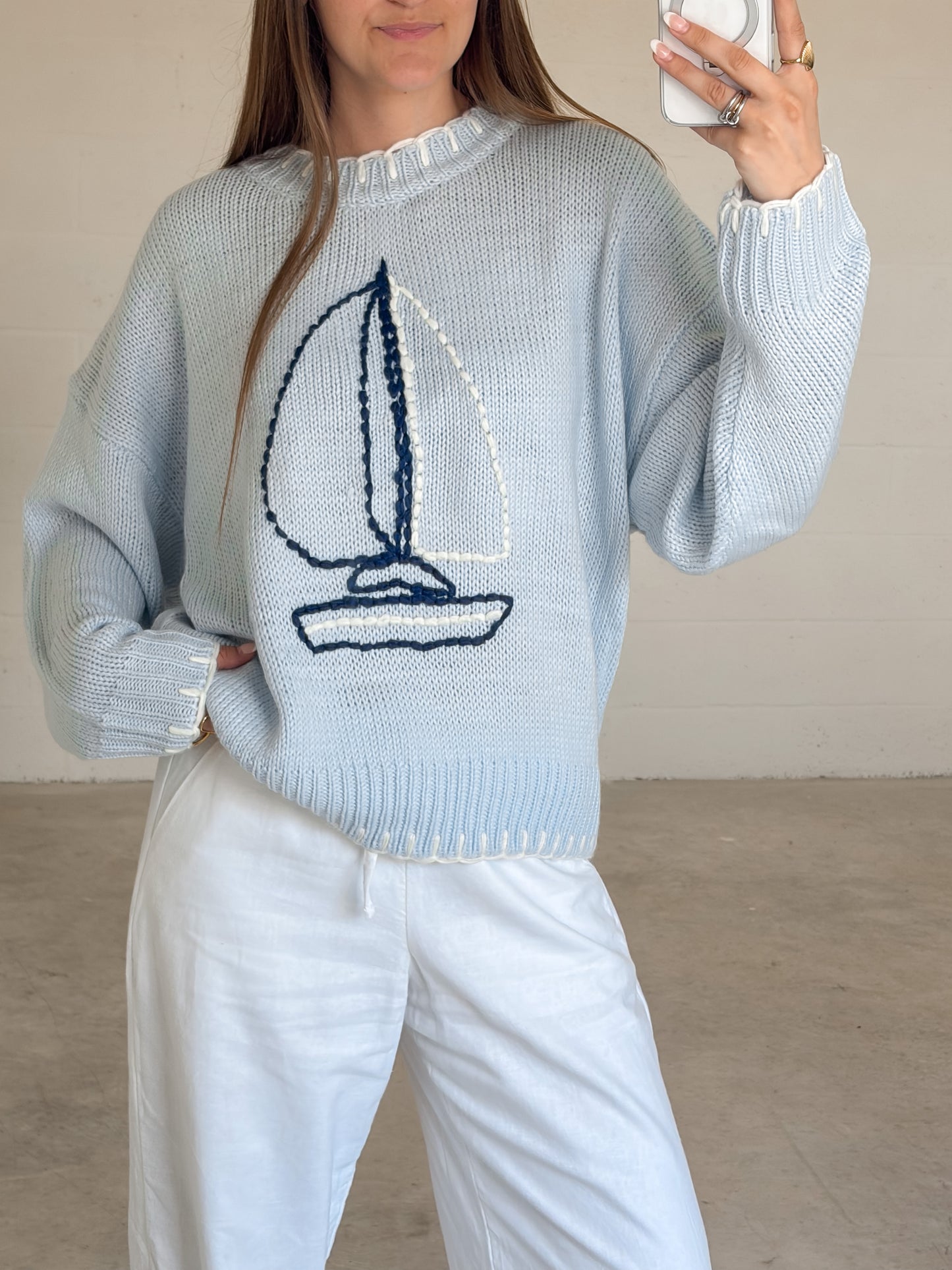Sailing Away Sweater