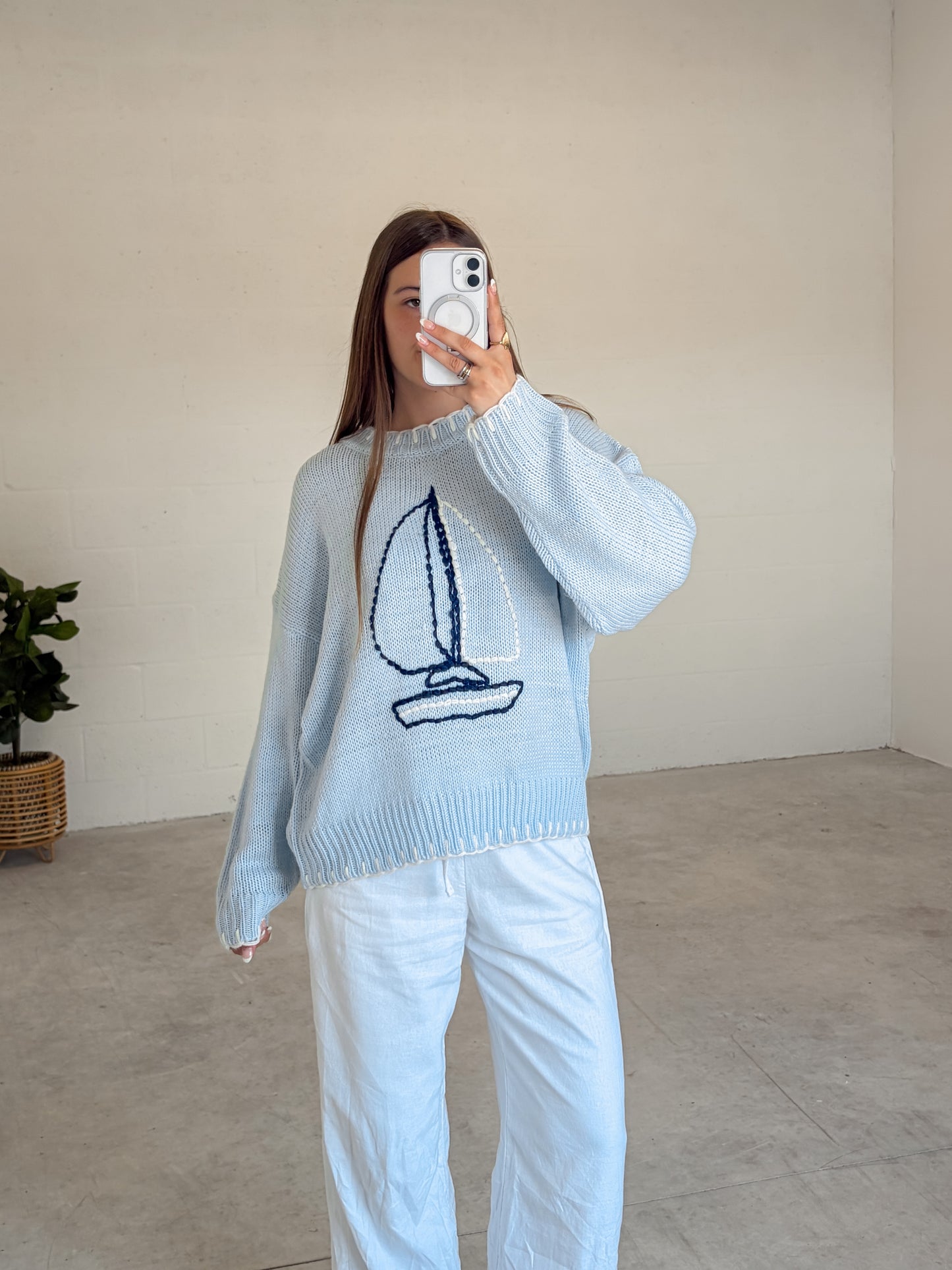Sailing Away Sweater