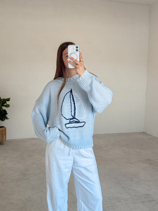 Sailing Away Sweater
