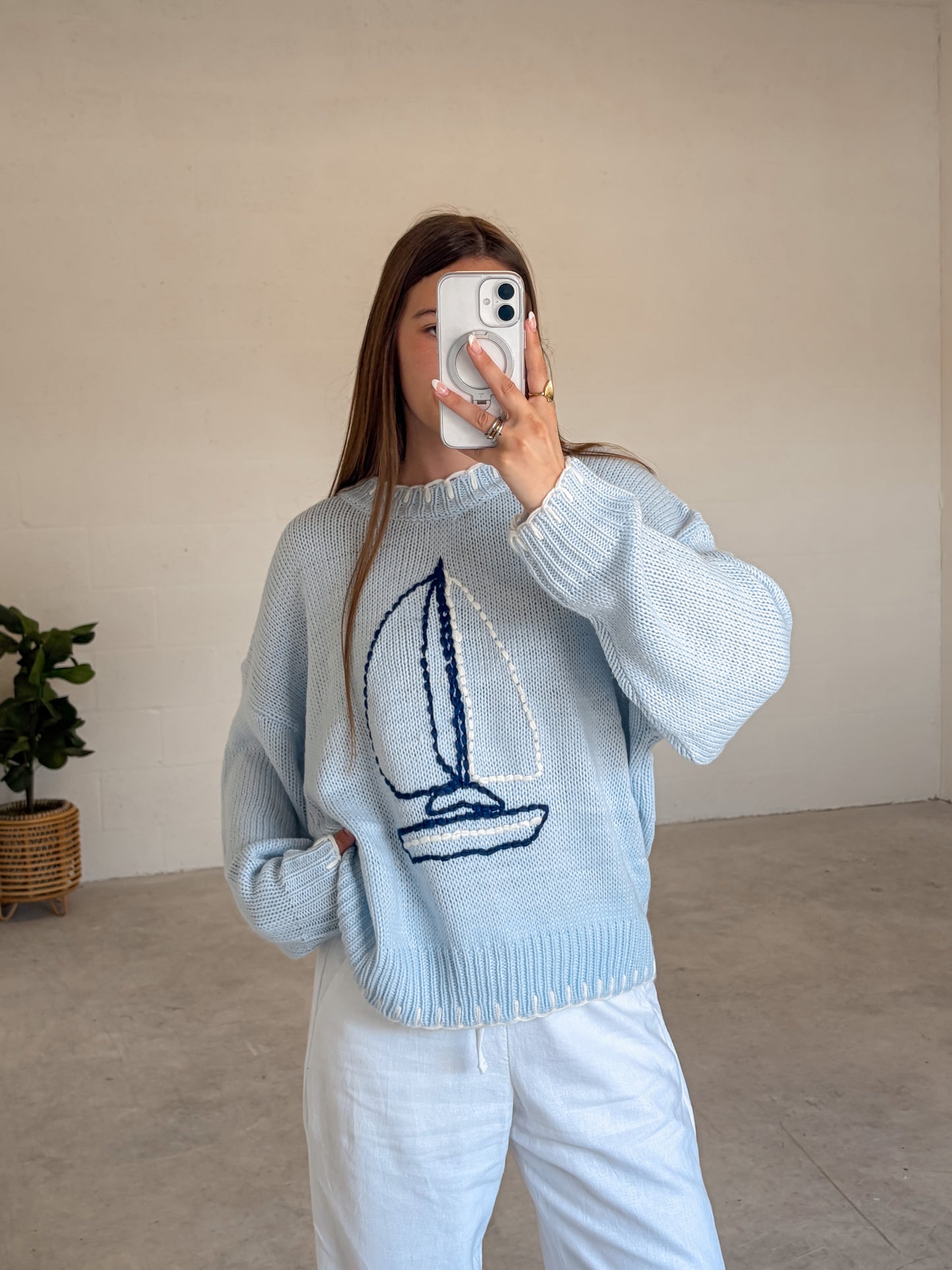 Sailing Away Sweater
