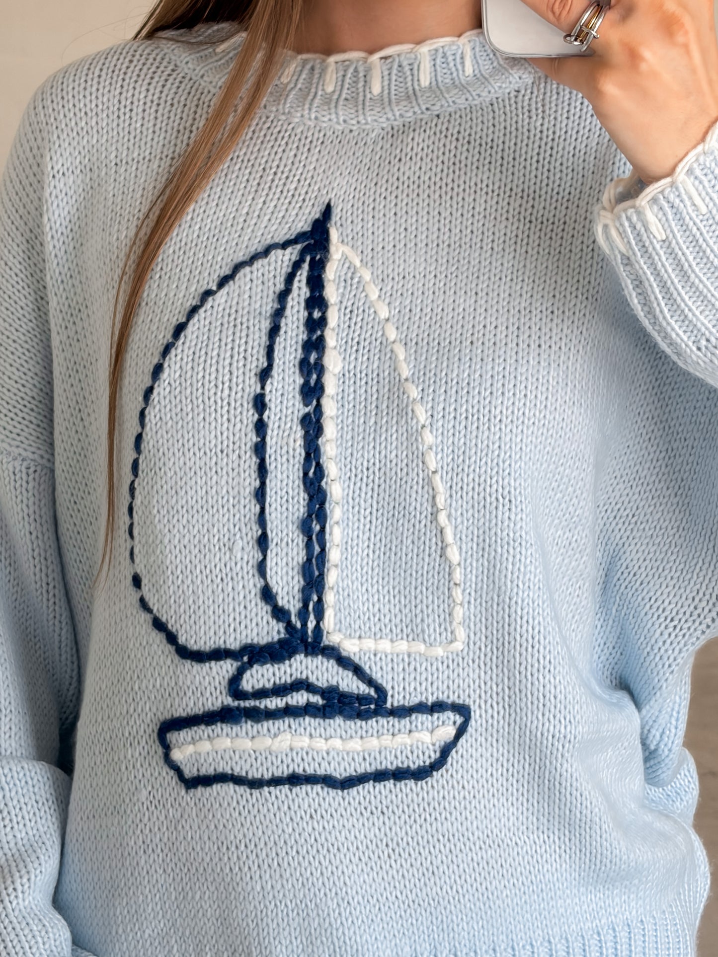 Sailing Away Sweater