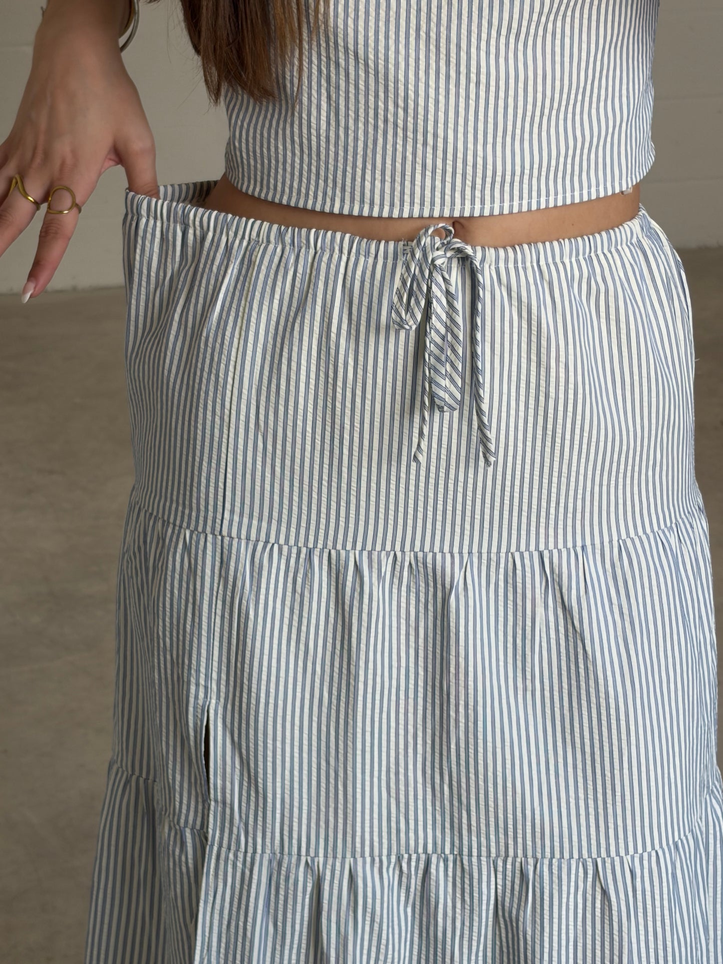 Soft Tide Maxi Skirt