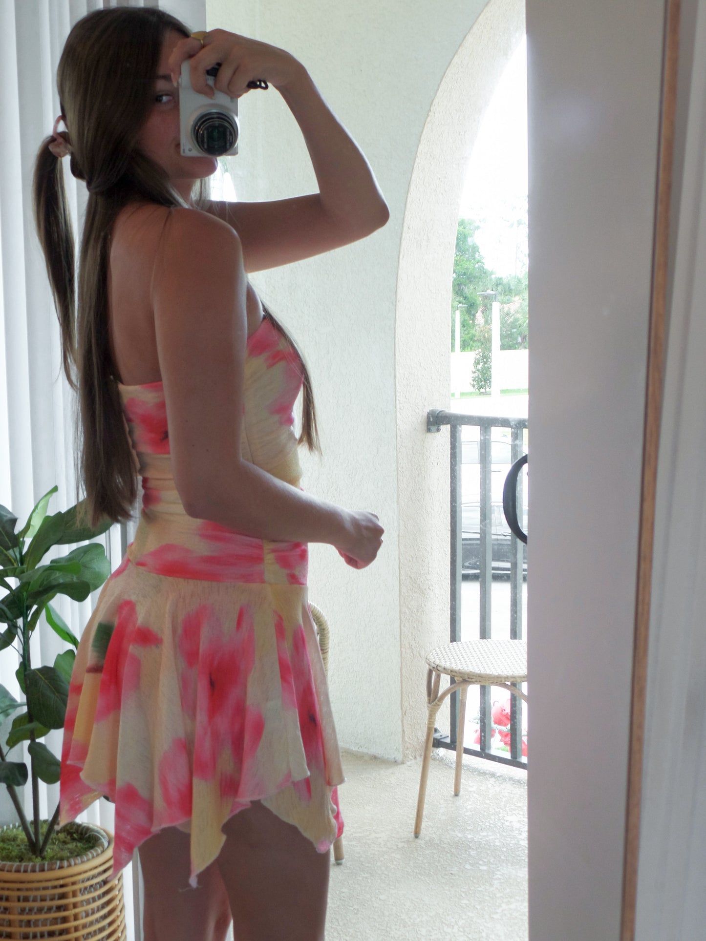Sweet Sunset Romper Dress