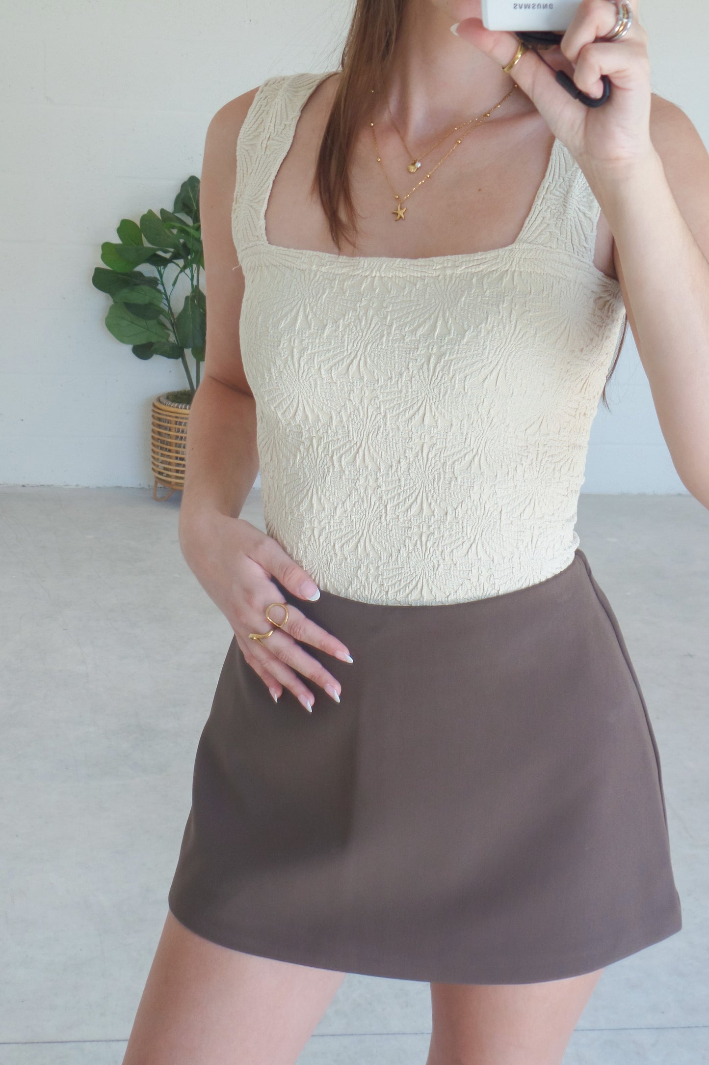 Oak Seamless Top
