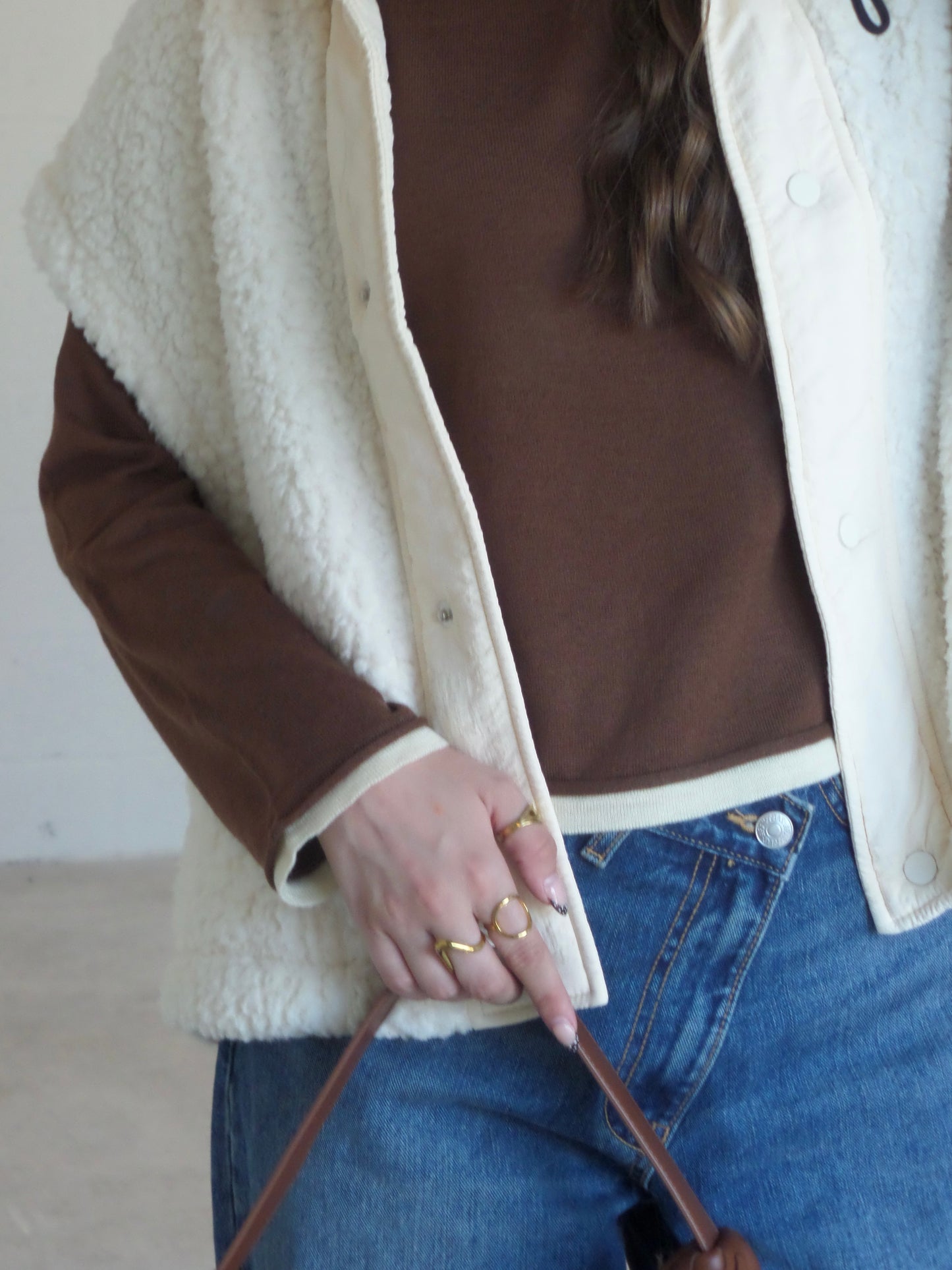 Mocha Cream Layer Top