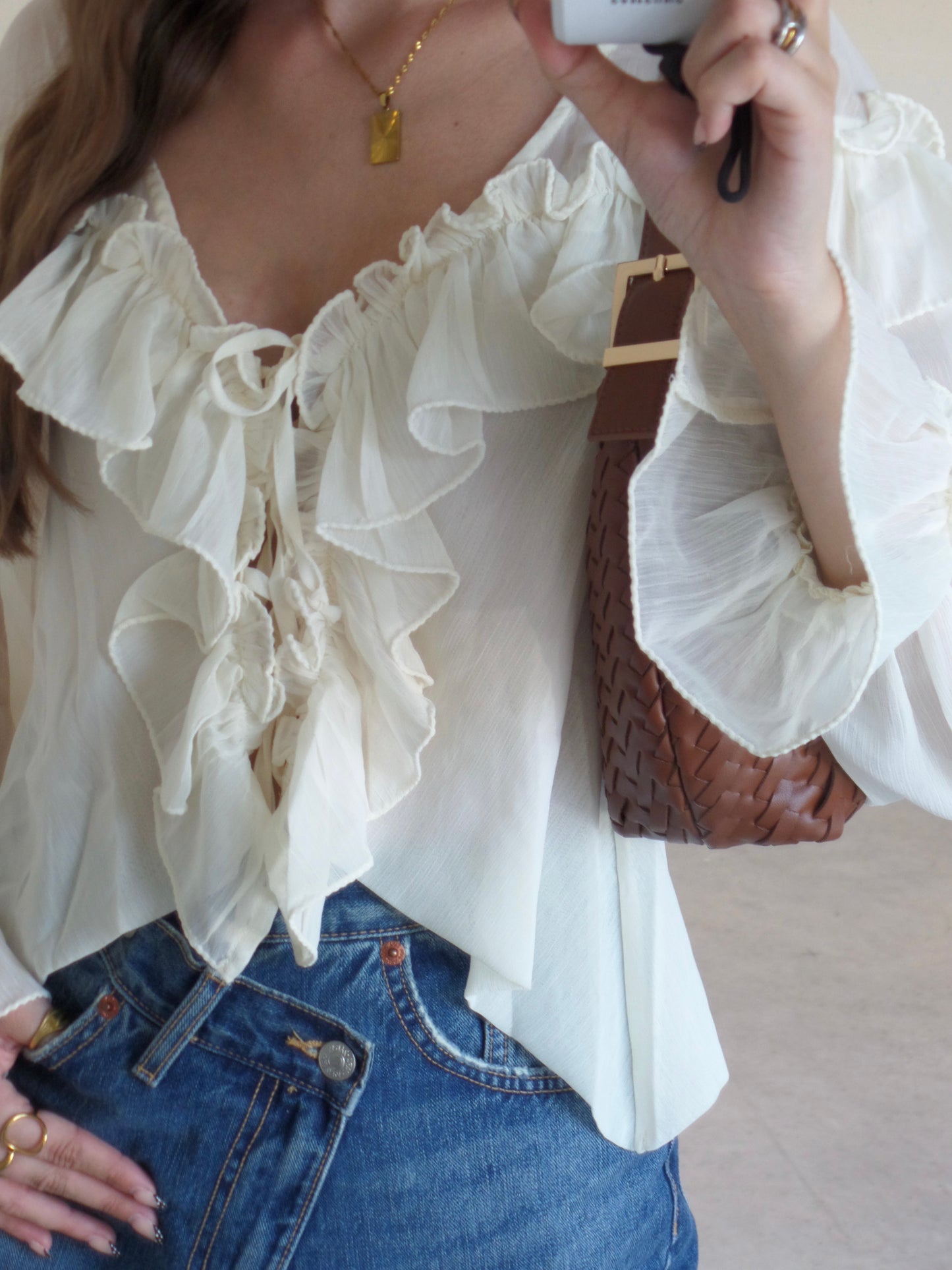 Harvest Ruffle Top