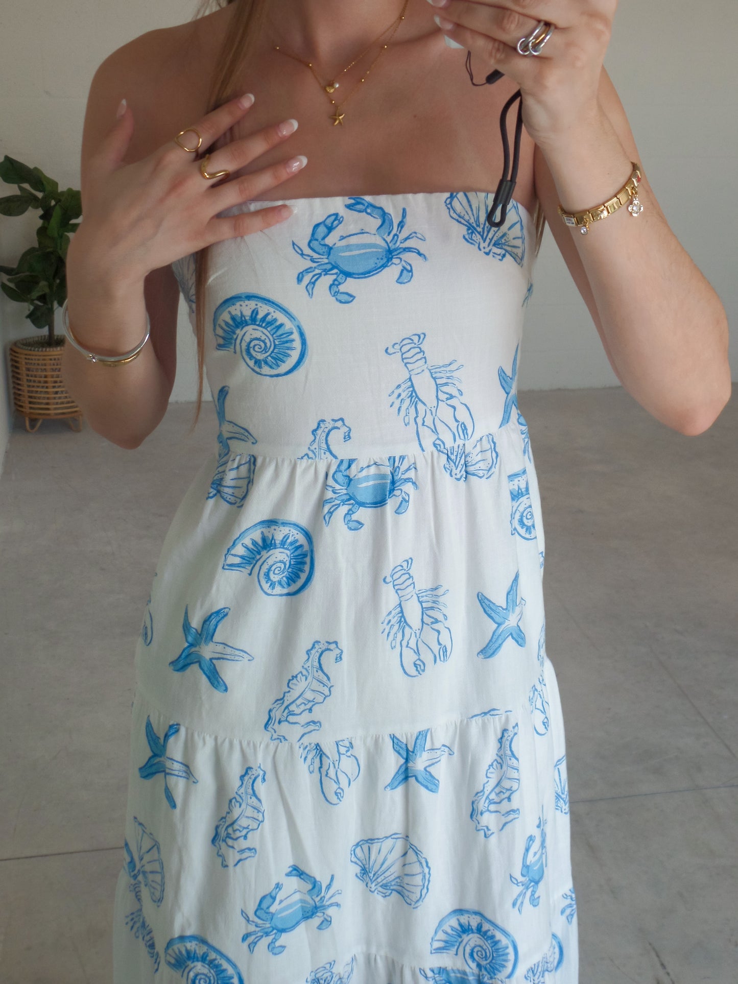 Coastal Open Back Maxi