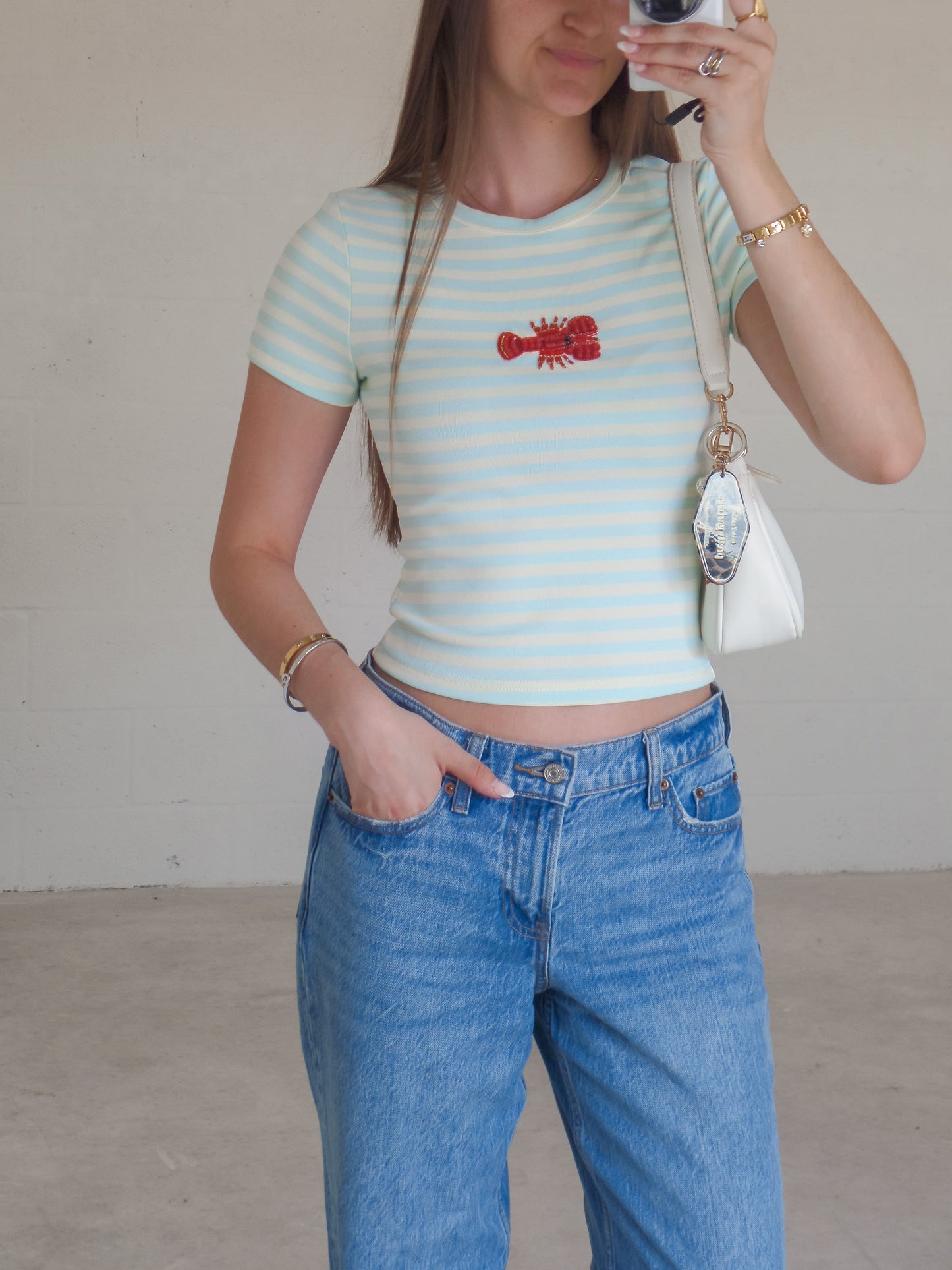 Lobster Bay Beaded Top