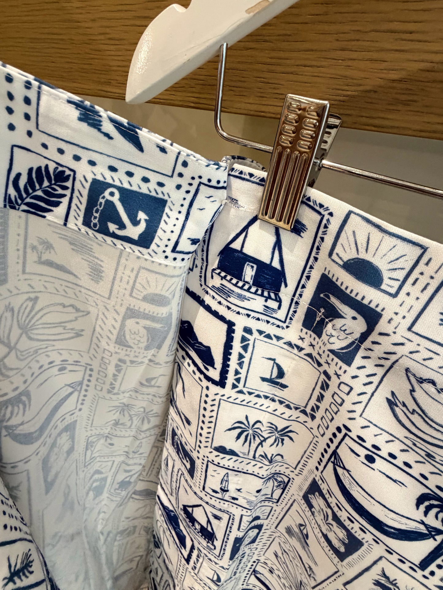 Postcard Wrap Skirt
