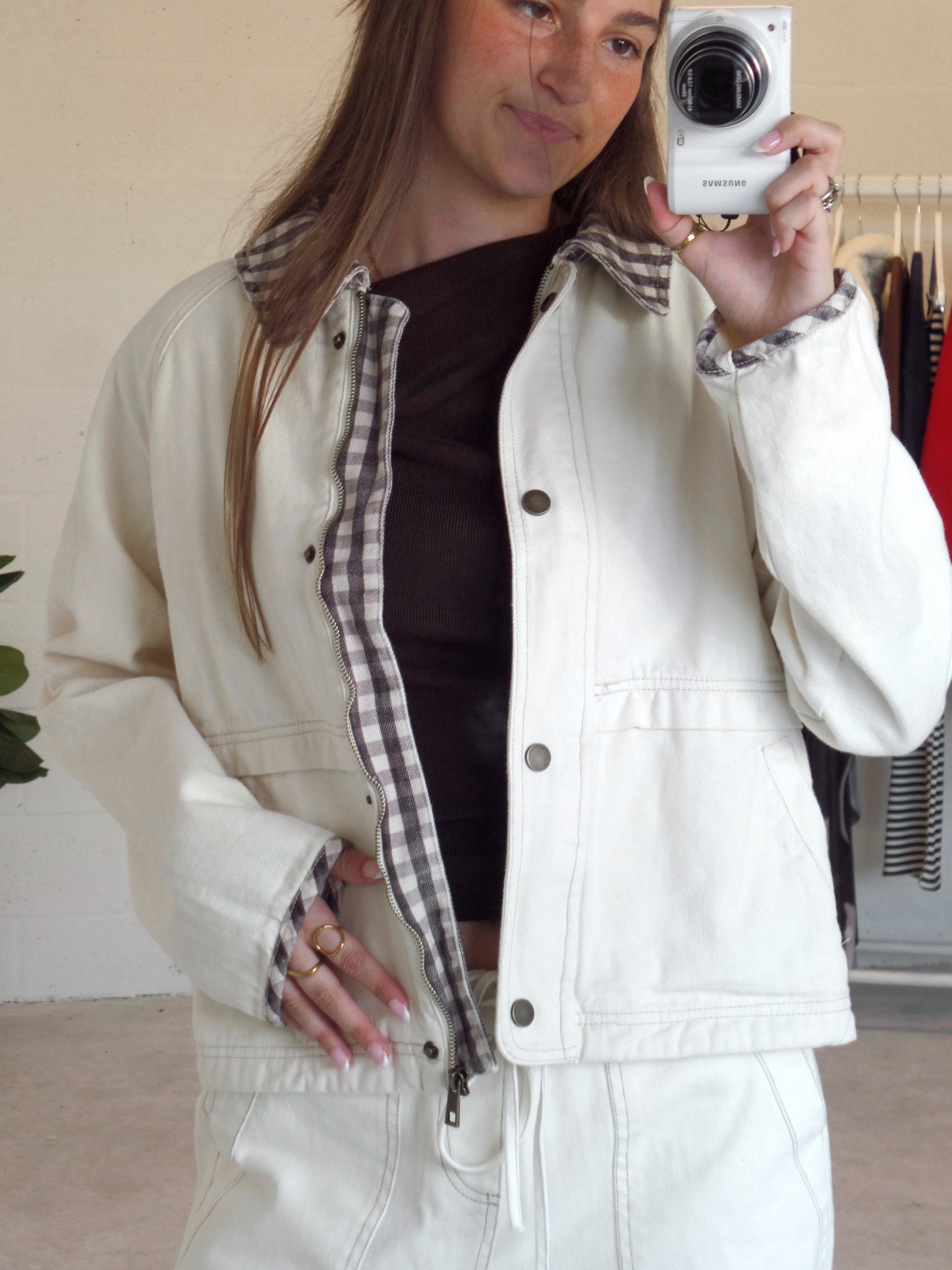 Alpine Frost Denim Barn Jacket