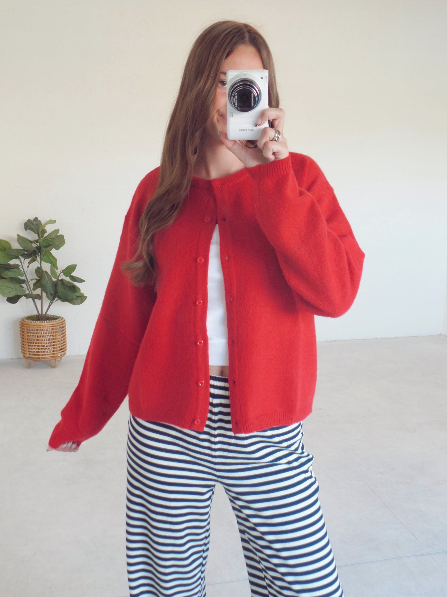 Christmas Red Cardigan