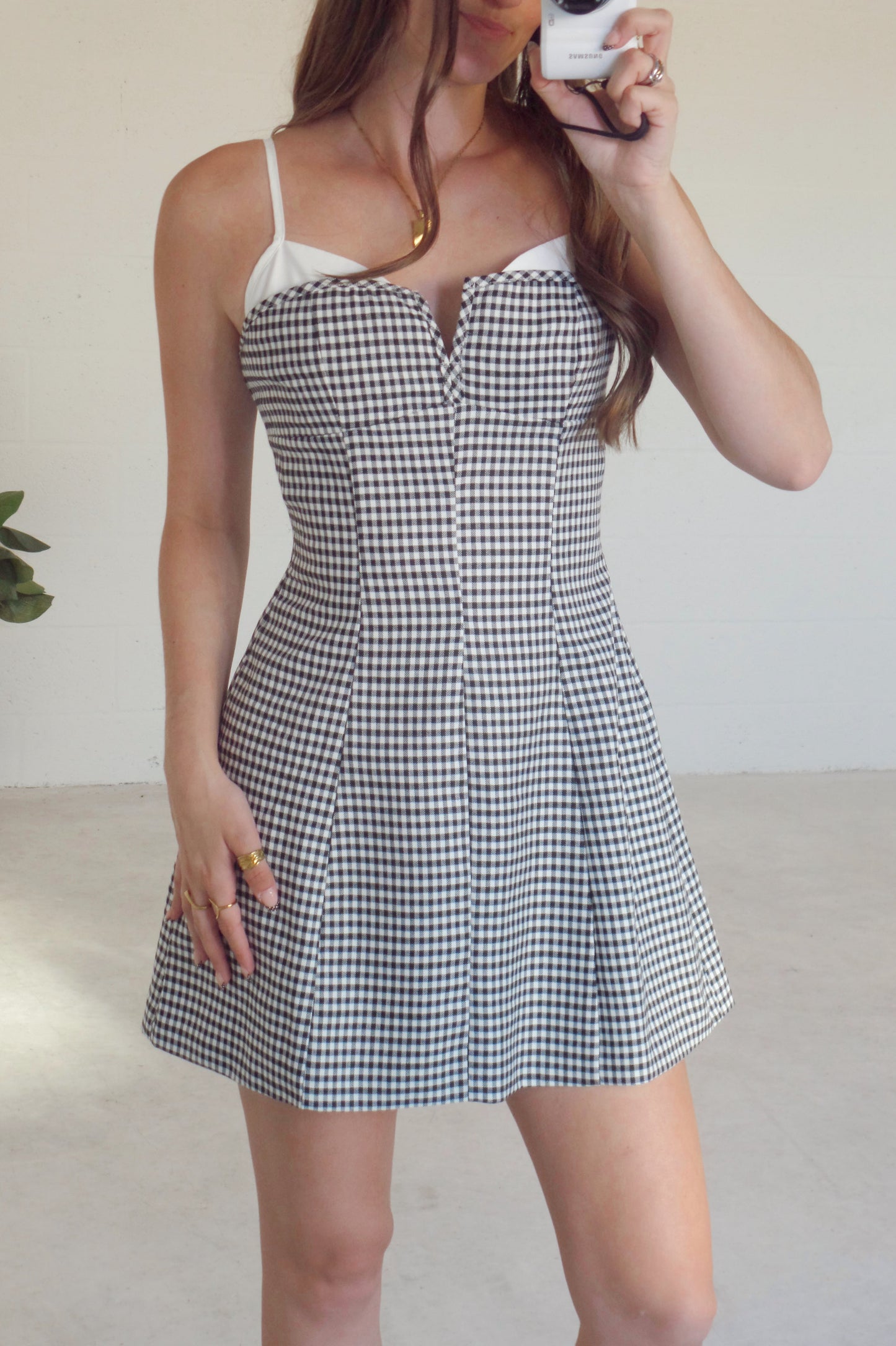 Holiday Gingham Dress