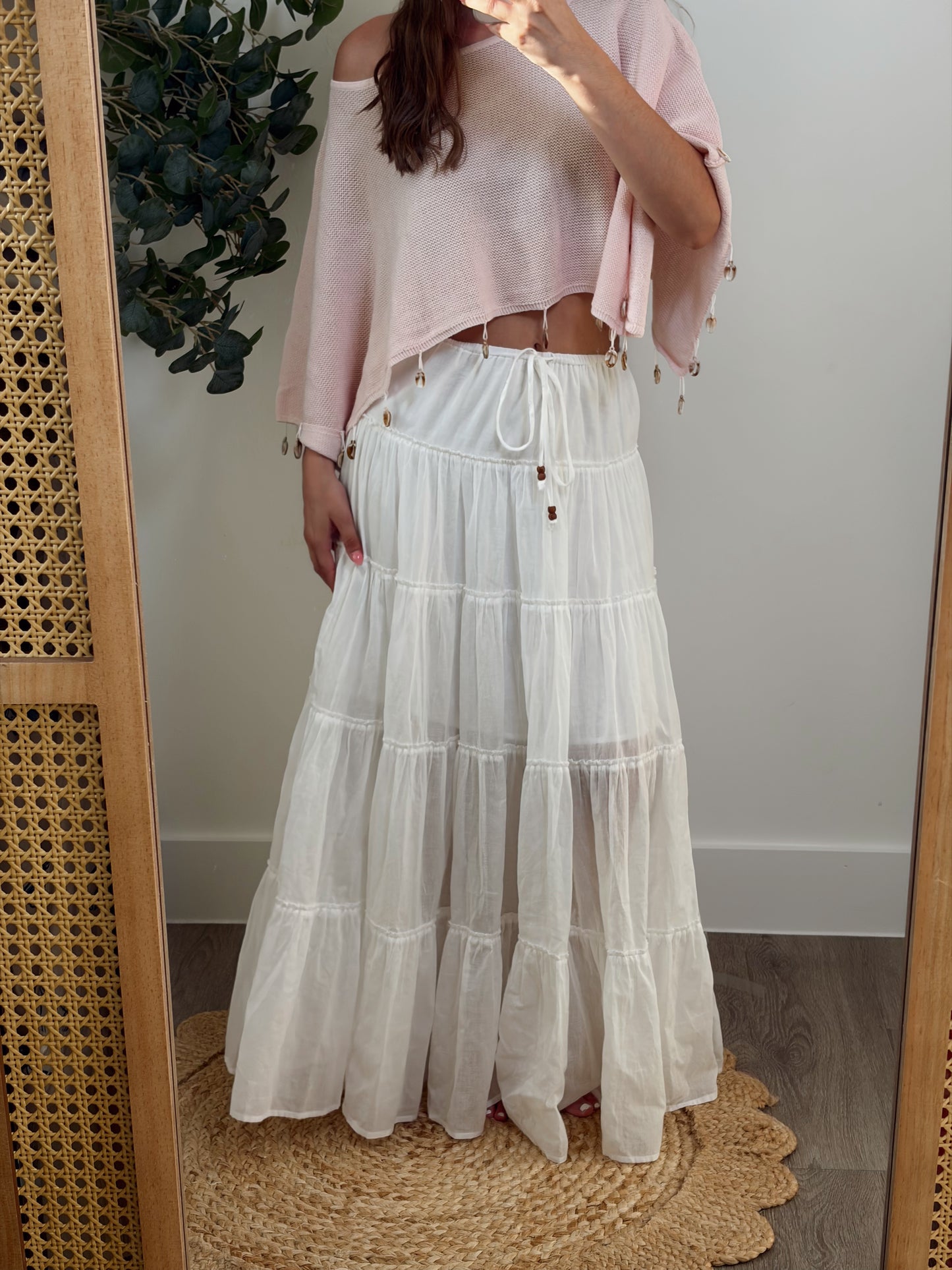 White Maxi Skirt