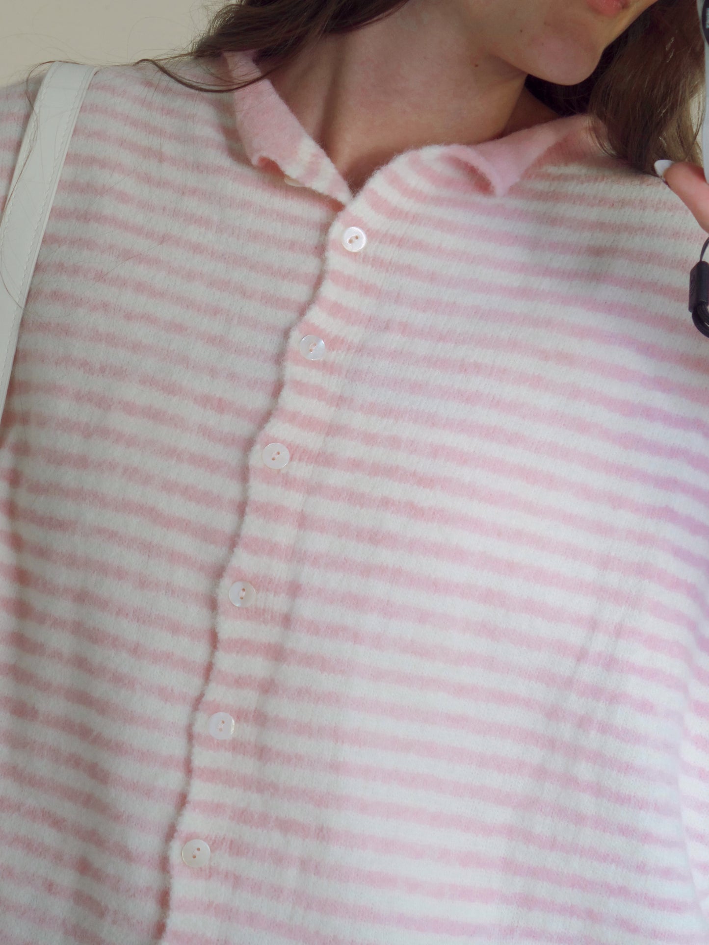 Candy Cane Kiss Cardigan