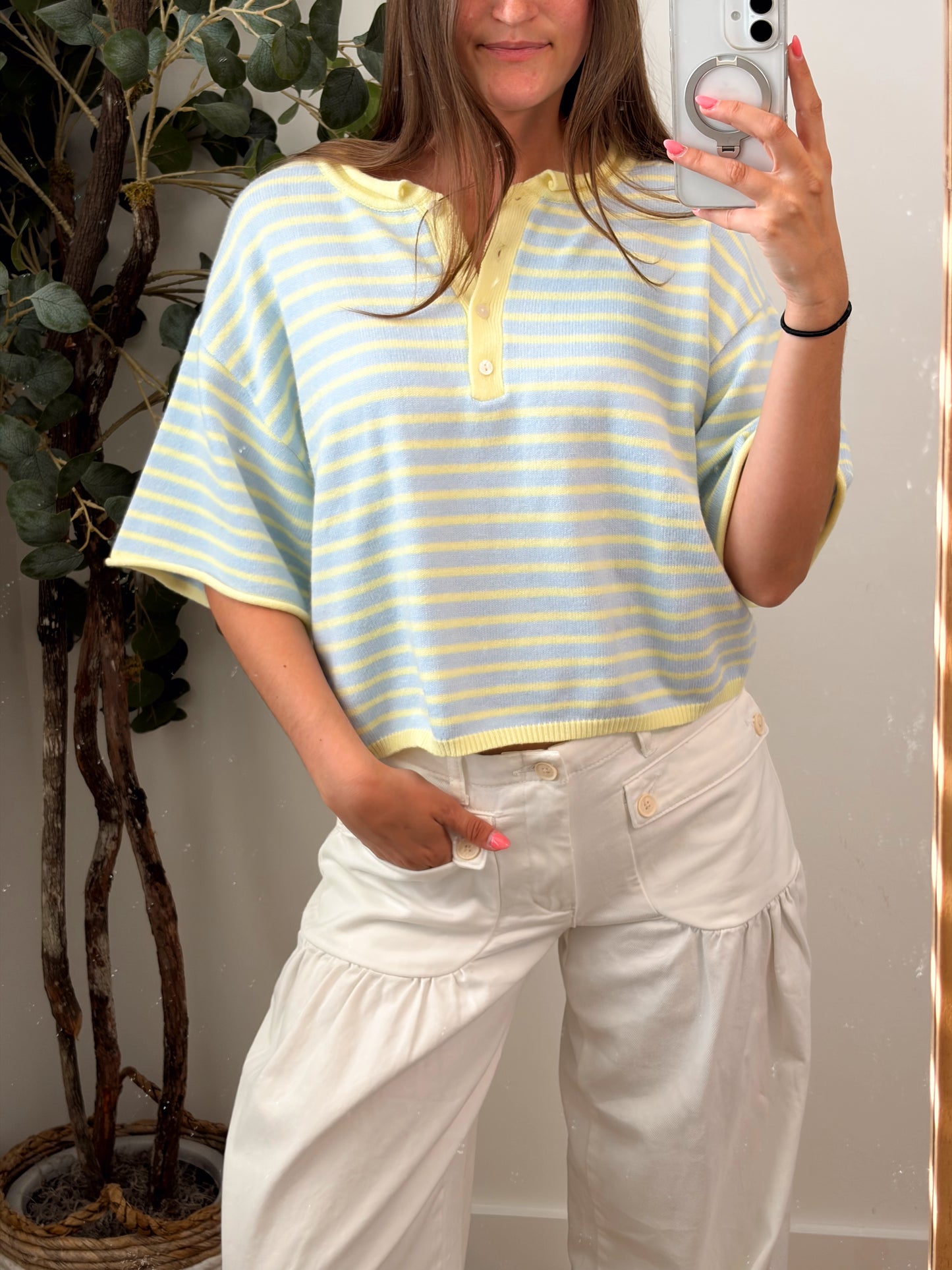 Blue Lemonade Knit Tee