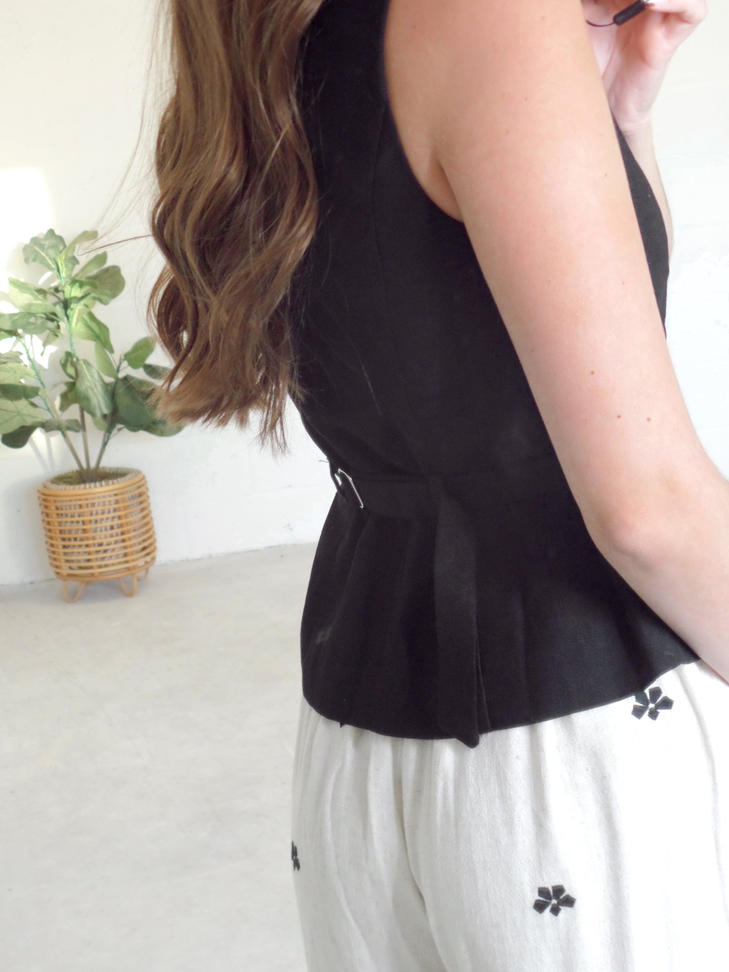Ember Glow Button-Up Vest