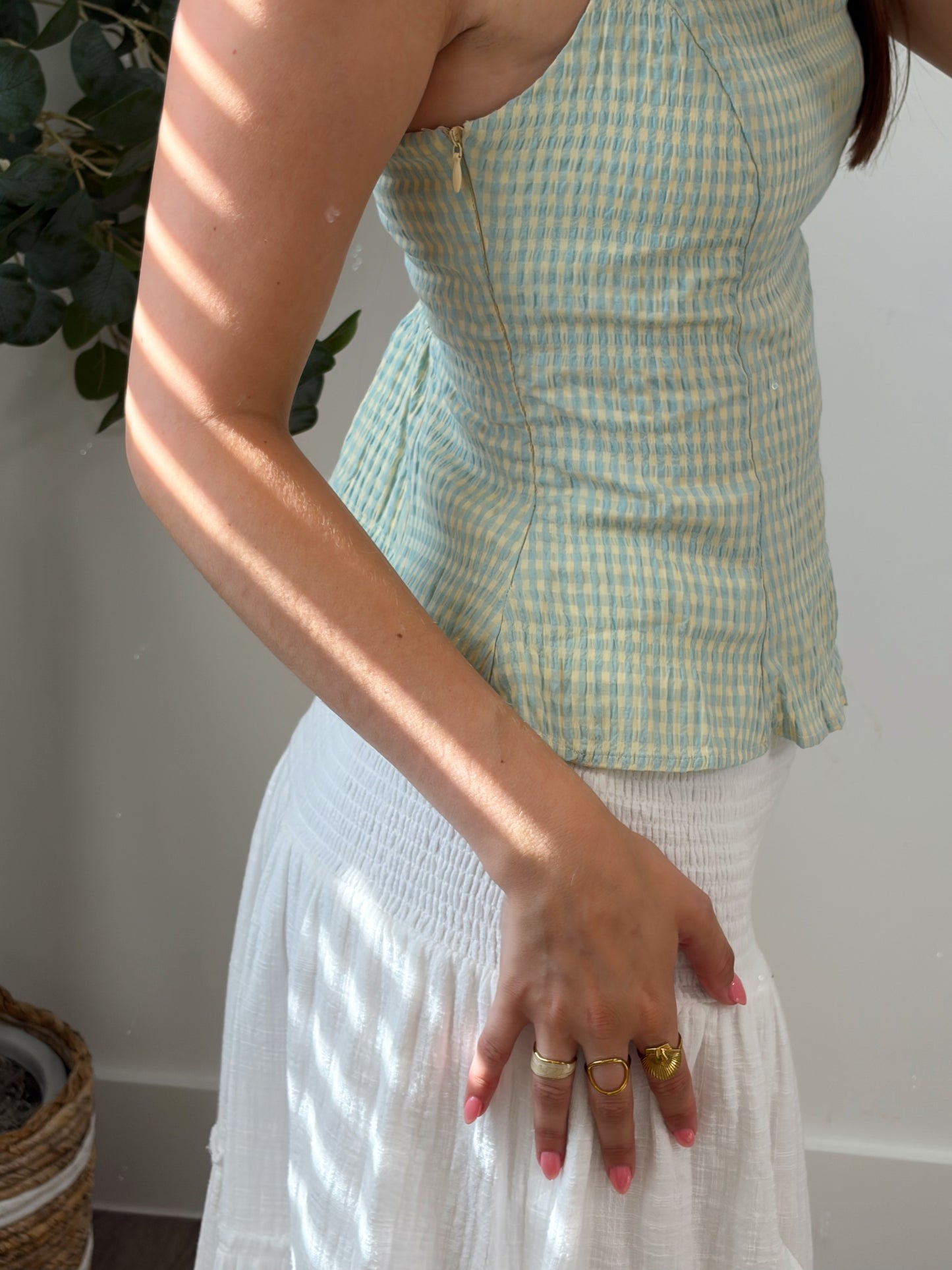 Gingham Days Top