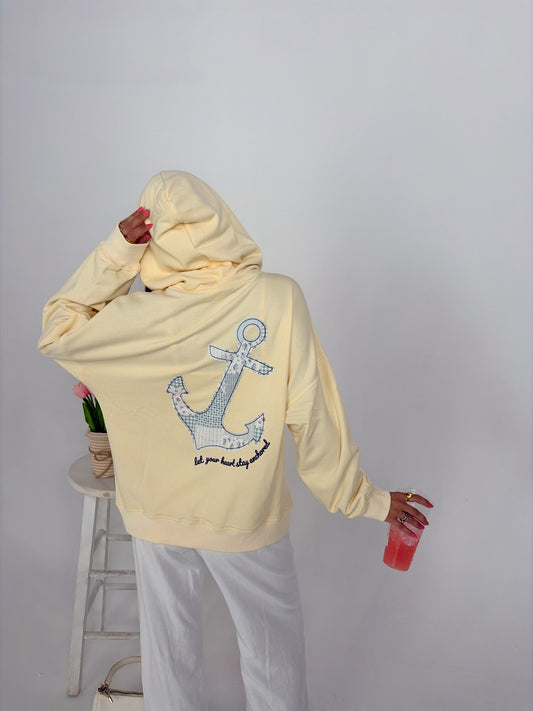 Anchor Patchwork Sweatshirt