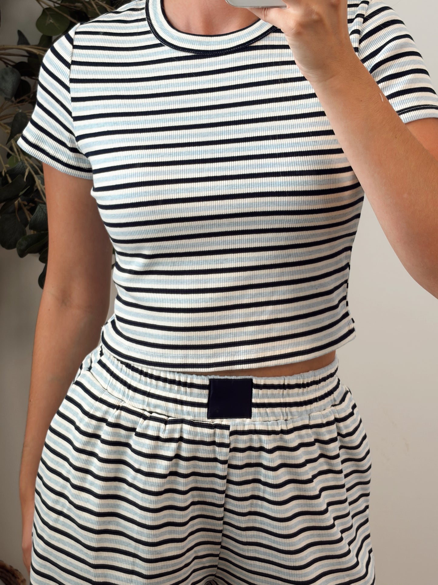 Blue/Navy Stripe Set
