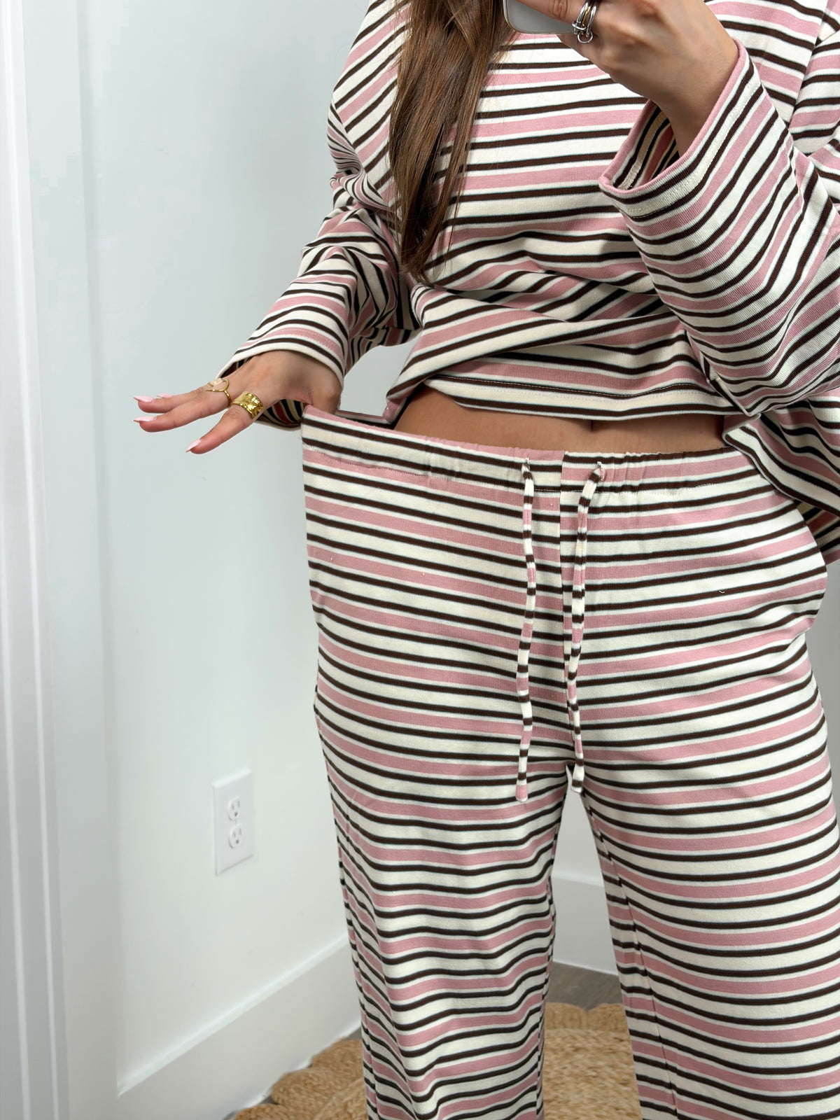 Strawberry Chocolate Stripe Set