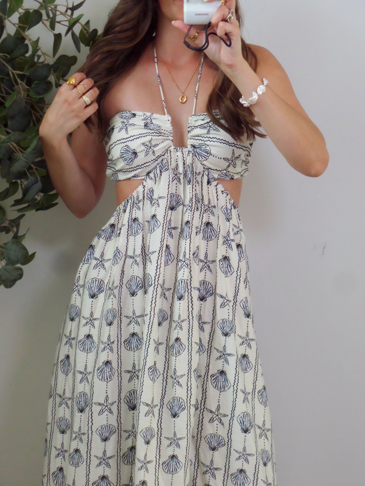 Seashell Breeze Maxi dress