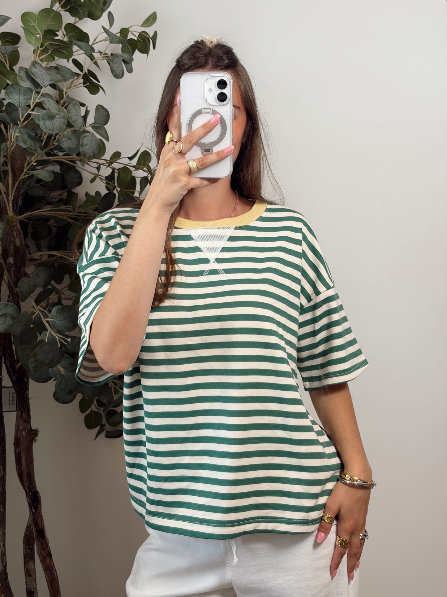 Summer Stripe Boxy Tee