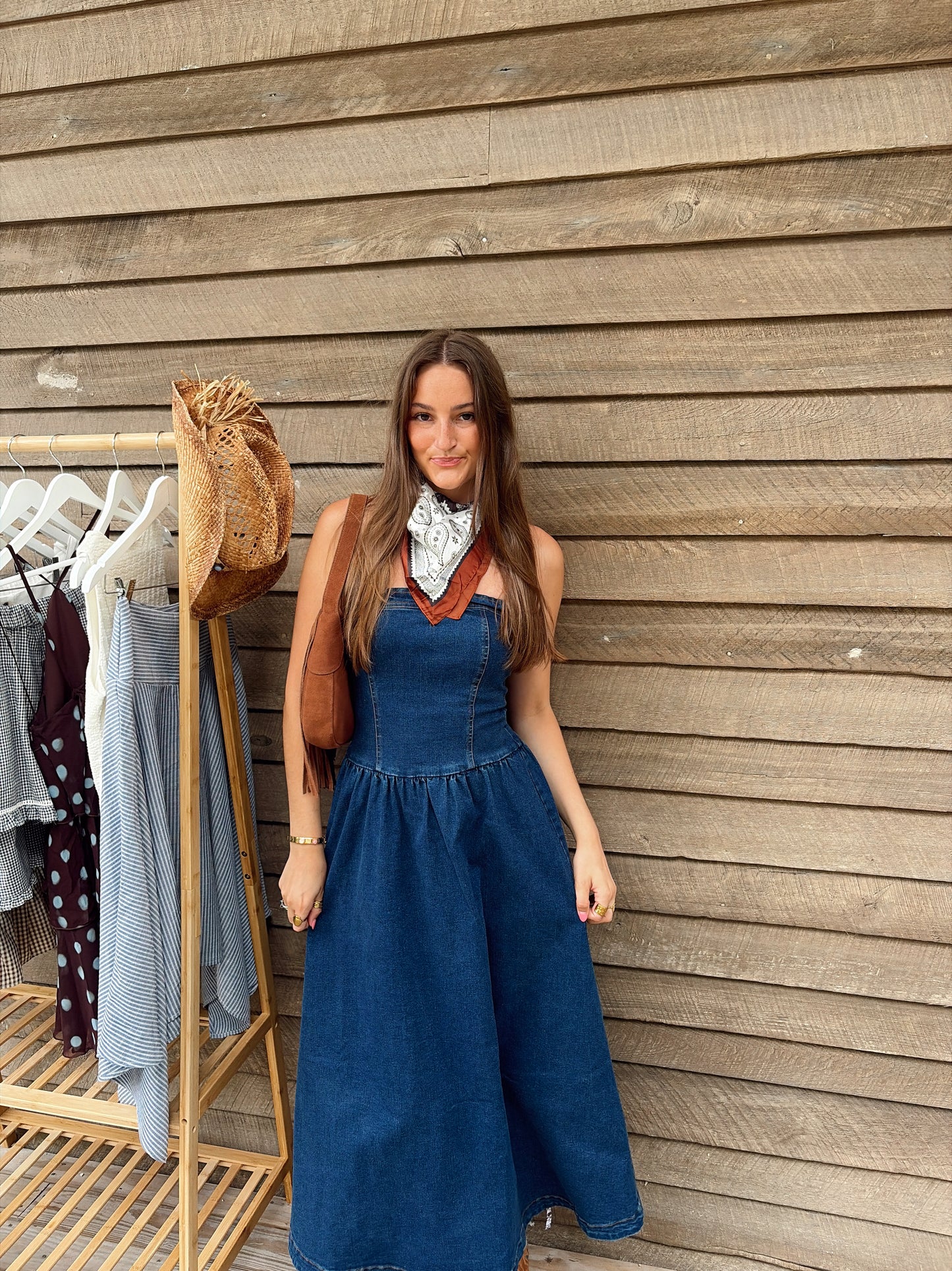 Denim Midi Dress