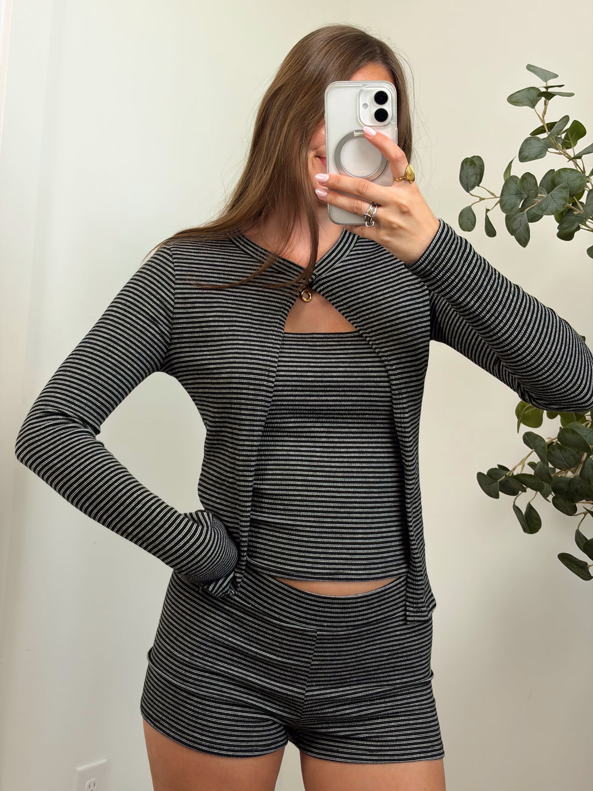Black Stripe 3 piece set