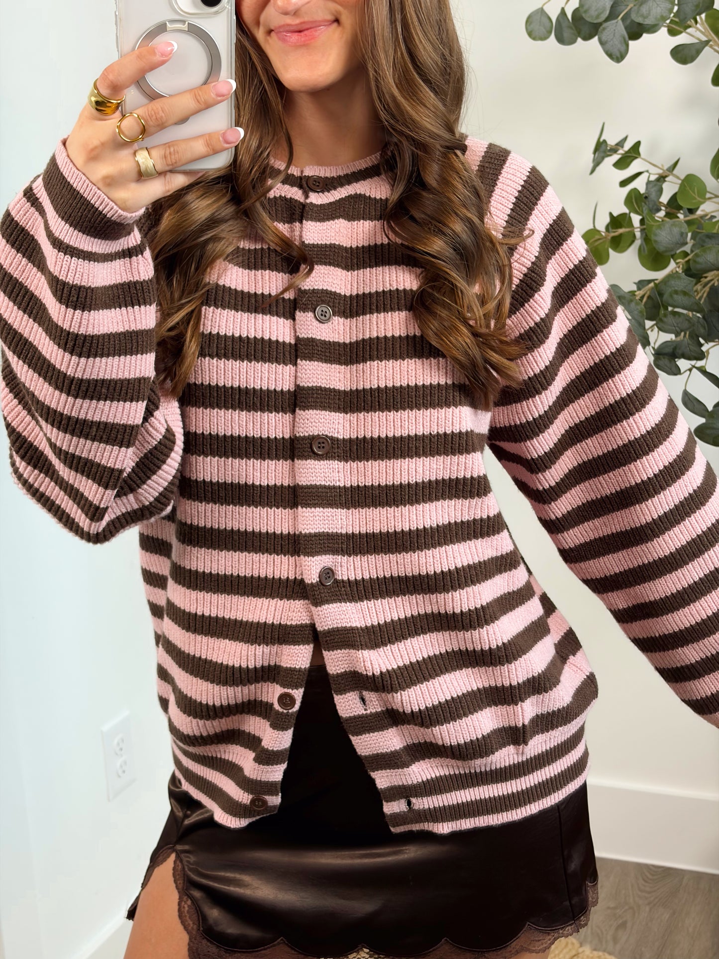 Chocolate Kiss Knit Cardigan