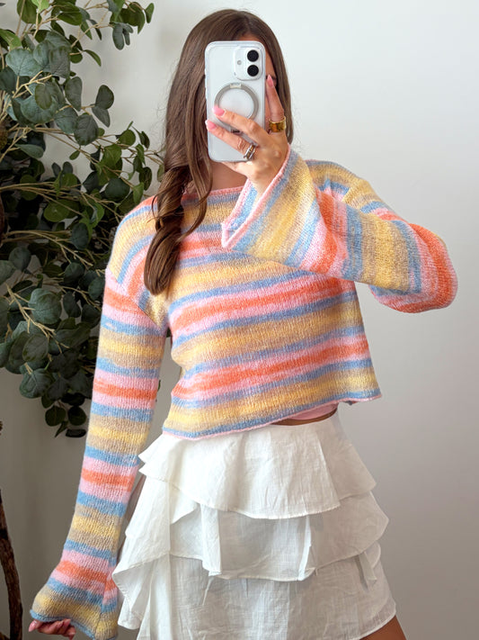 Color Pop Knit Top