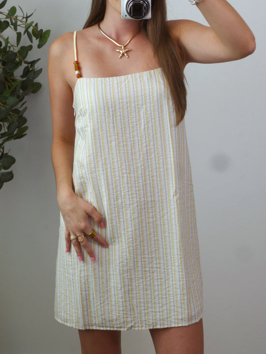 Butter Stripe Shift Dress