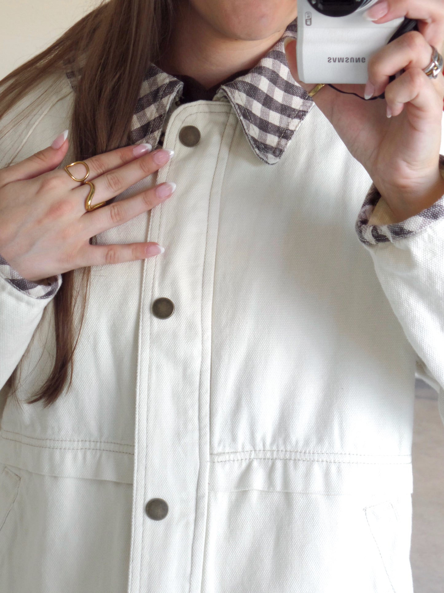 Alpine Frost Denim Barn Jacket
